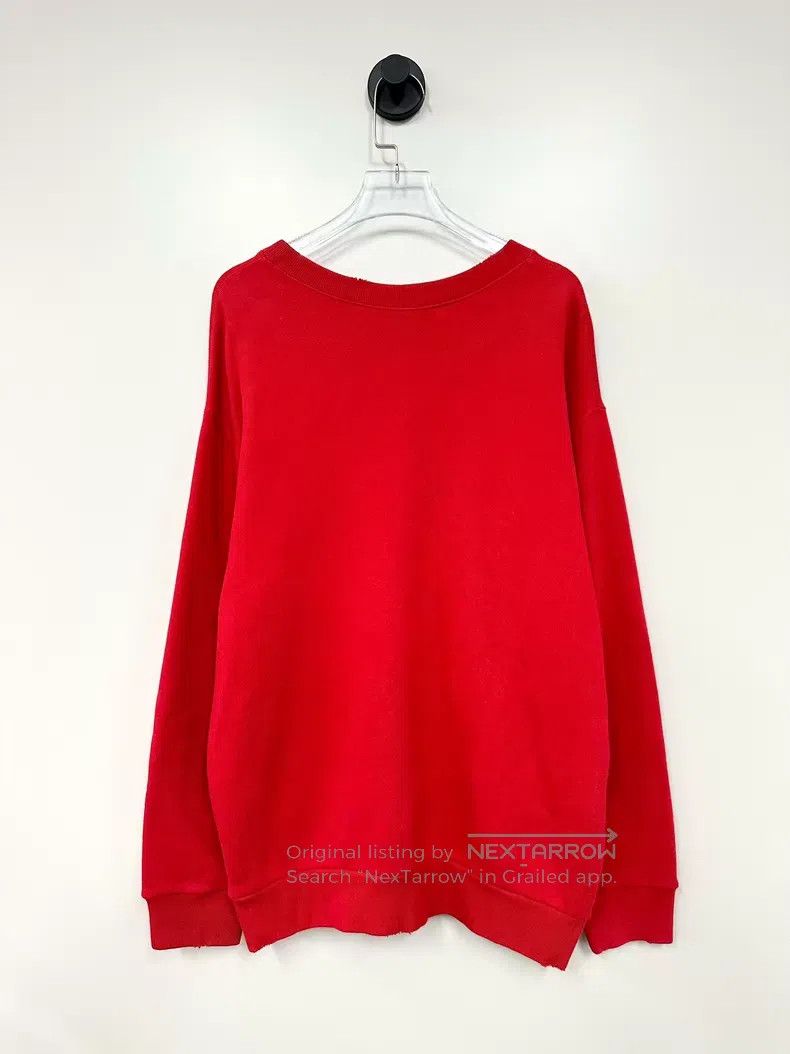 Gucci Gucci Red letter logo old-fashioned long-sleeved sweatshir Size US S / EU 44-46 / 1 - 2 Thumbnail