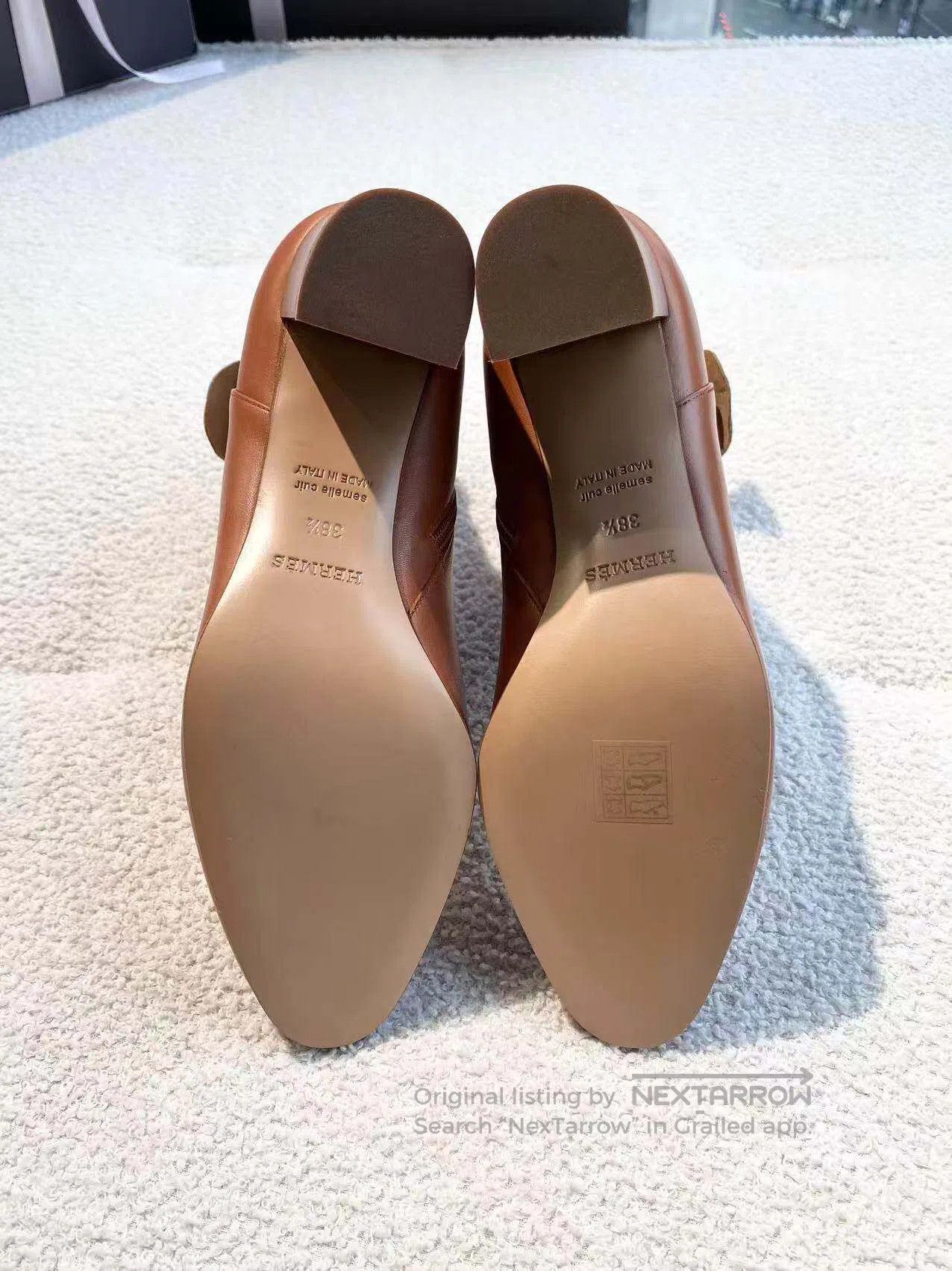 Hermes Hermes Kelly buckle high-heeled ankle boots| Size US 8 / IT 38 - 7 Thumbnail