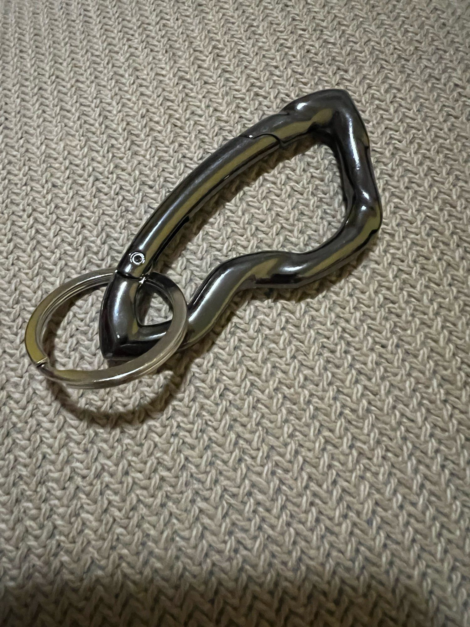 Vintage Silver Jeans Carabiner Belt Loop Size ONE SIZE - 4 Thumbnail