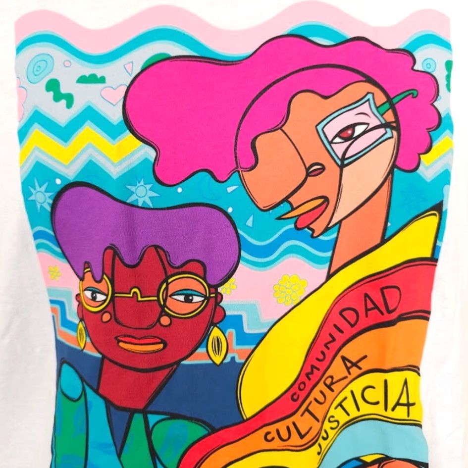 Old Navy Latin Heritage Month T Shirt Mens Size Small White Favianna Rodriguez Justicia Size US S / EU 44-46 / 1 - 3 Thumbnail