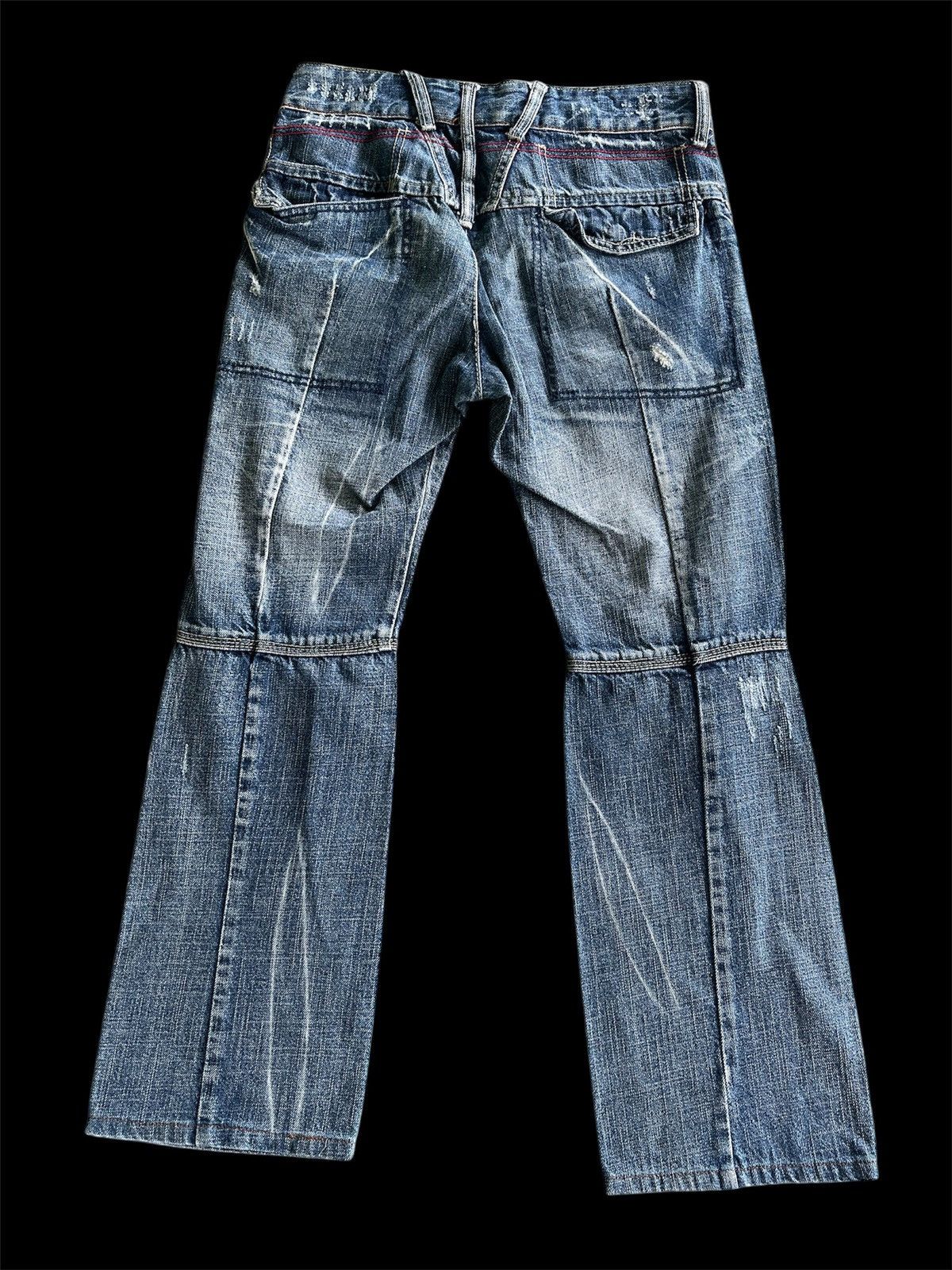 If Six Was Nine × Japanese Brand × Vintage Crazy Pocket Design Denim Size US 30 / EU 46 - 2 Thumbnail