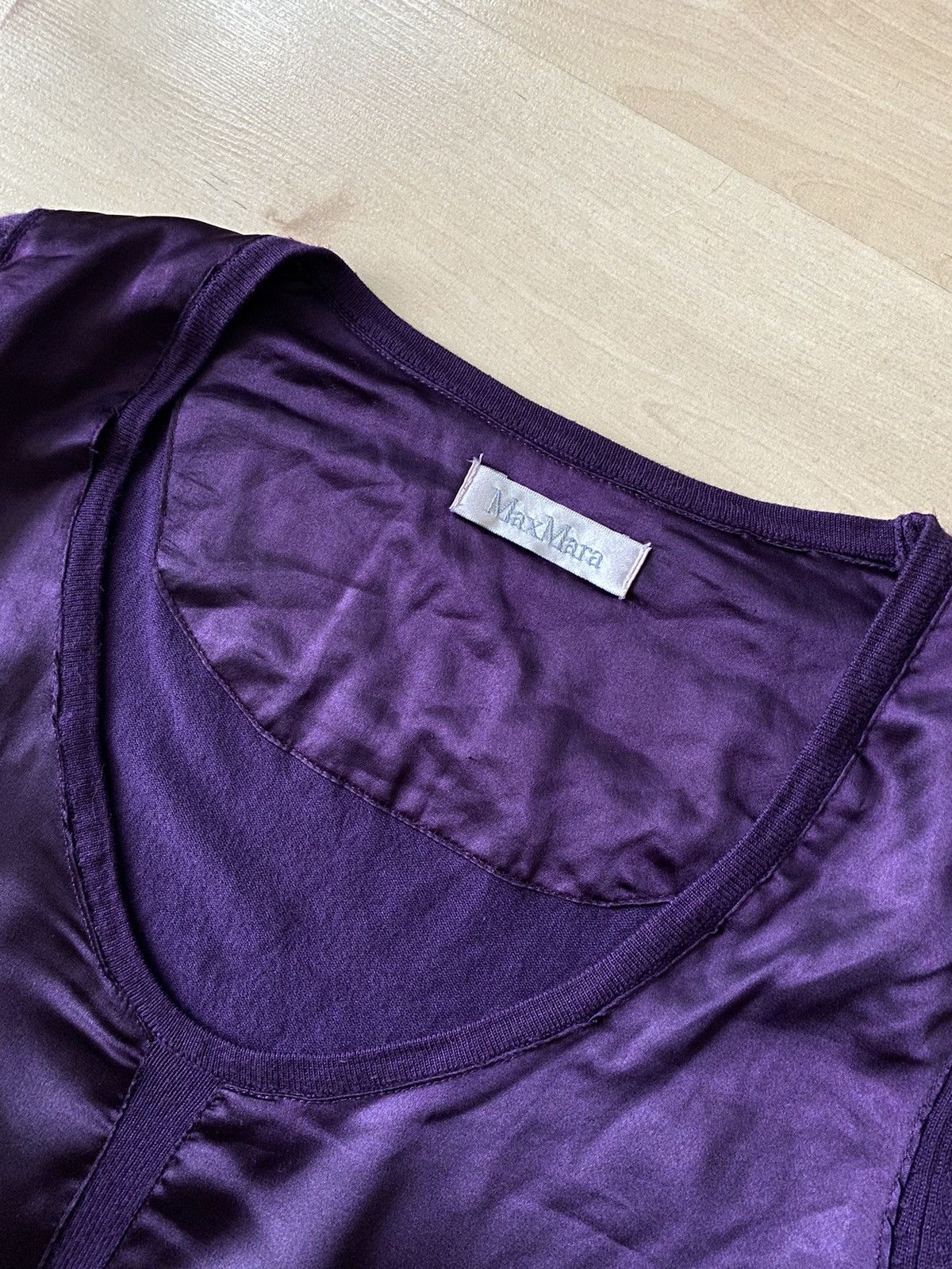 Max Mara Max Mara Vintage v neck jumper sweater Size L / US 10 / IT 46 - 3 Thumbnail
