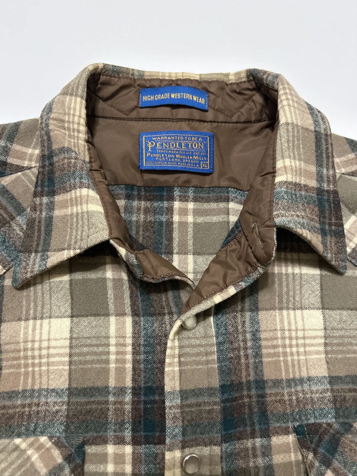 Pendleton Vintage 90s Pendleton Button Up Shirt Flannel Made in USA Size US XL / EU 56 / 4 - 4 Thumbnail
