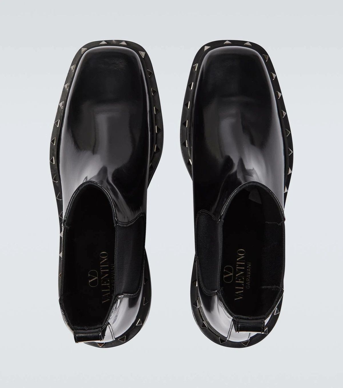 Valentino o1y0525 Leather Ankle Boots in Black Size US 10 / EU 43 - 5 Thumbnail