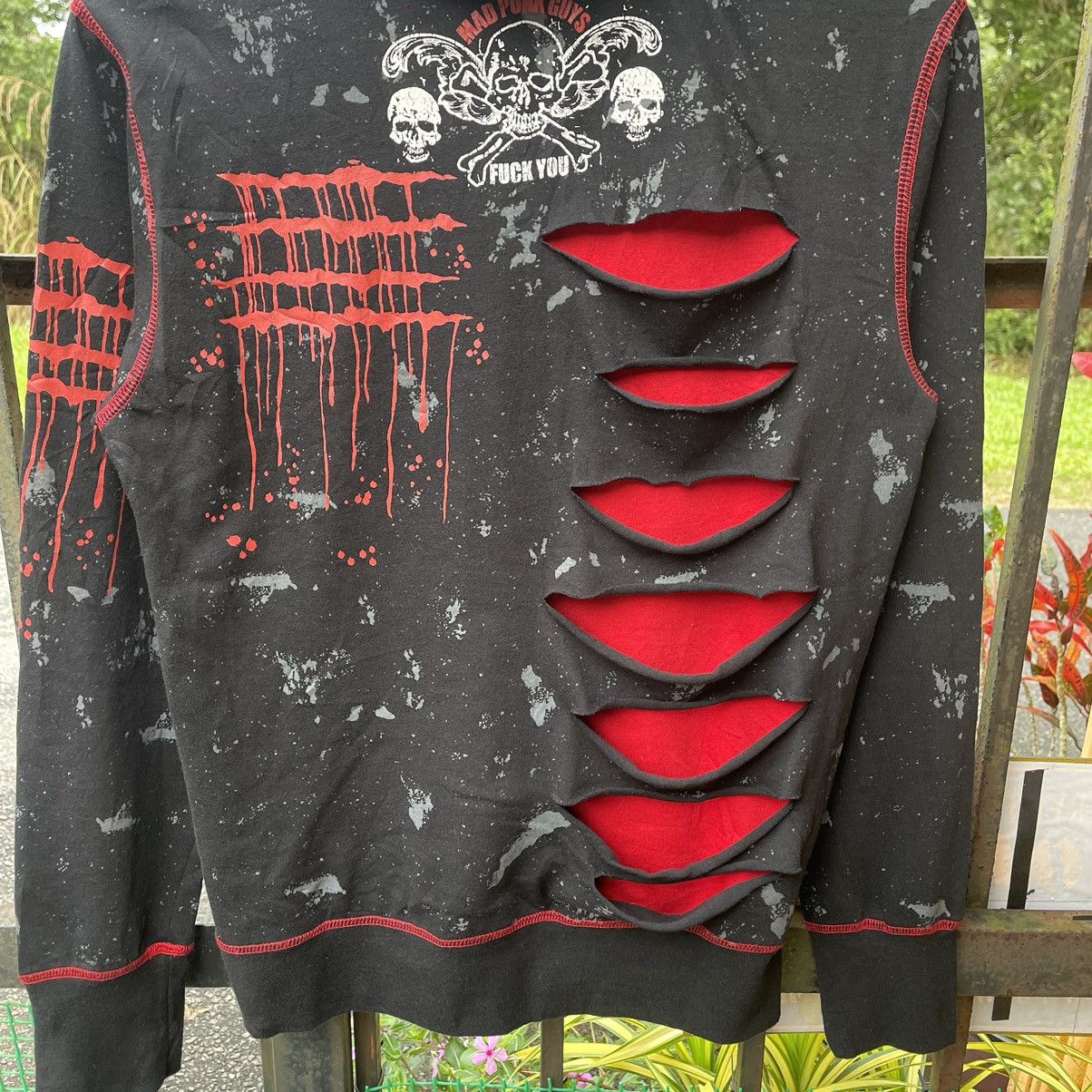 Japanese Brand × Seditionaries 🔥🇯🇵Mad Punk Sedi Bondage Punk Styles Zipper Sweater Hoodie Size US XS / EU 42 / 0 - 5 Thumbnail
