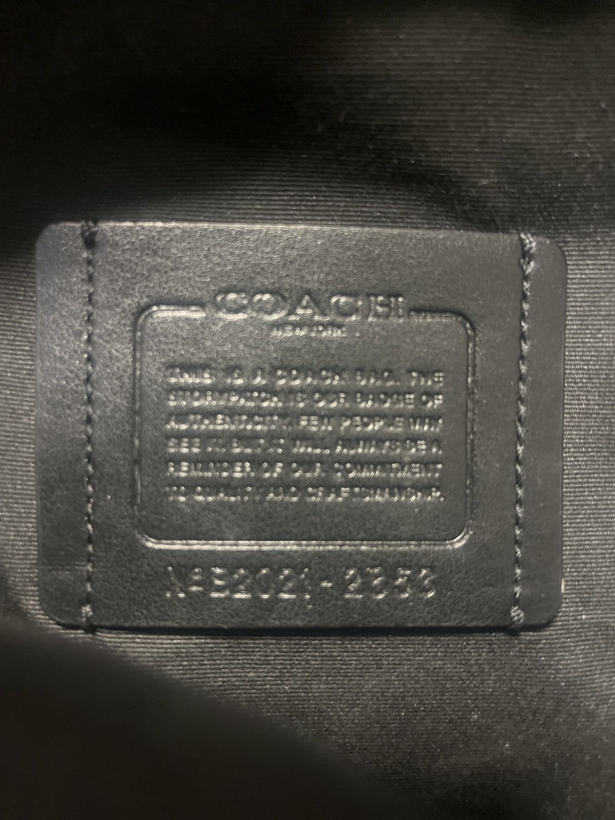 Coach Coach Black Monogram Sling Bag Size ONE SIZE - 3 Thumbnail