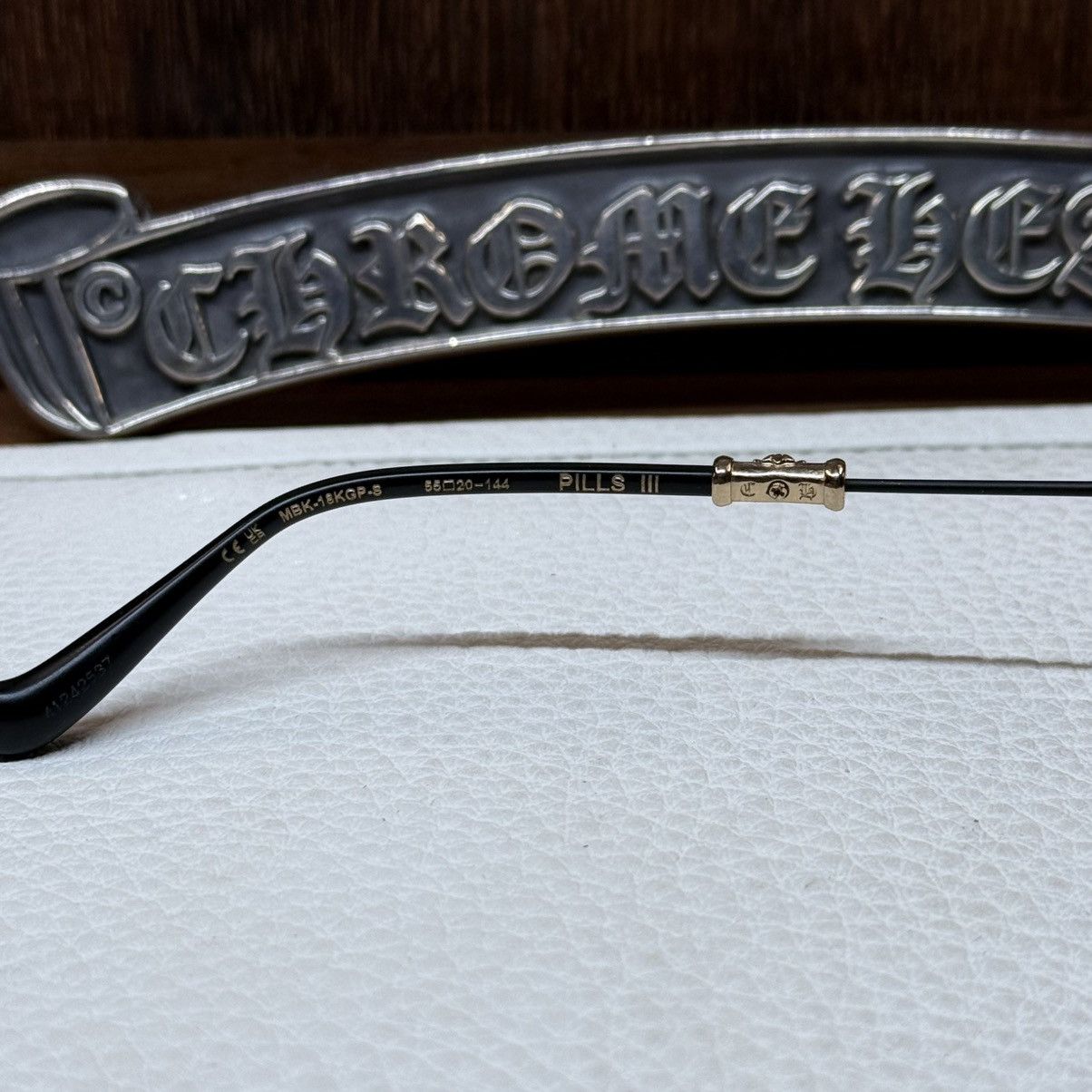 Chrome Hearts Chrome Hearts PILLS III 1/1 Sunglasses Size ONE SIZE - 6 Thumbnail