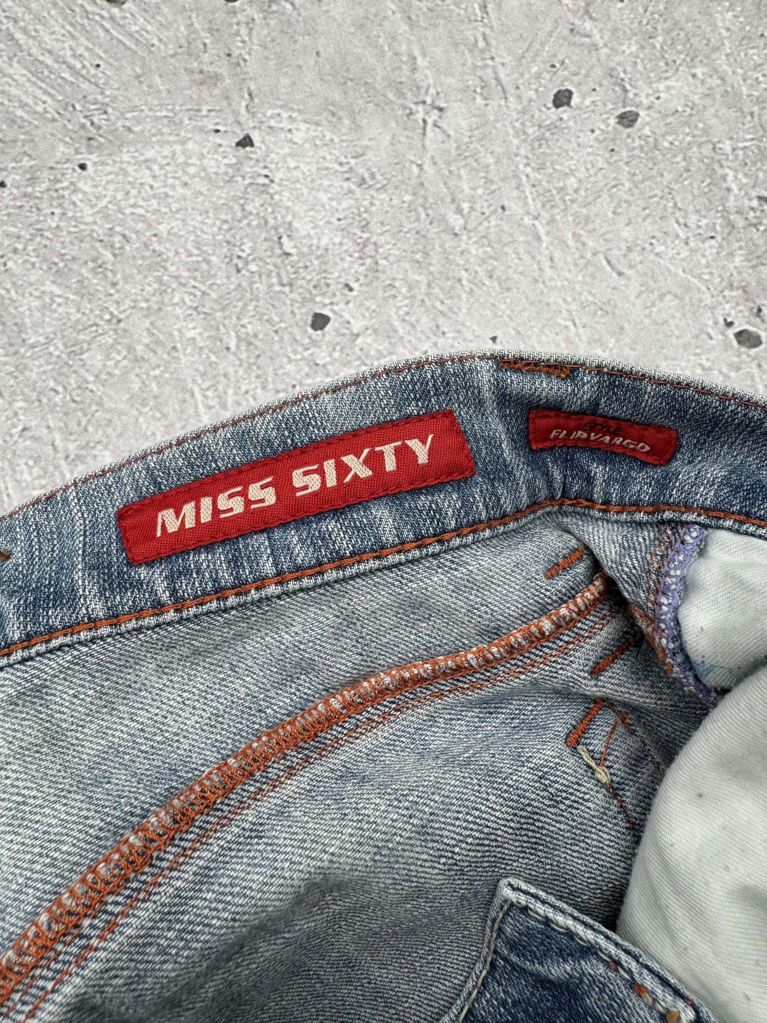 Japanese Brand × Miss Sixty × Vintage Miss Sixty Vintage Flared Cropped Jeans Size 25" / US 0 / IT 36 - 5 Thumbnail