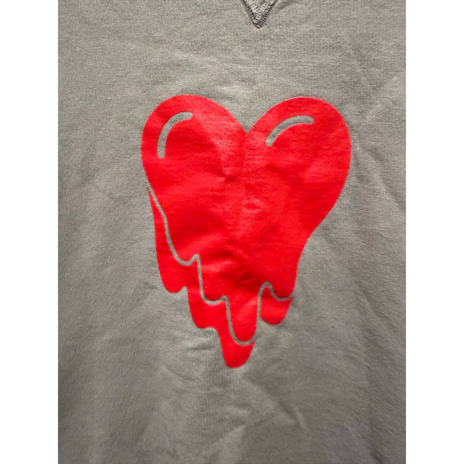 Emotionally Unavailable Emotionally Unavailable Dripping Heart Crewneck Sweatshirt L Size US L / EU 52-54 / 3 - 4 Thumbnail
