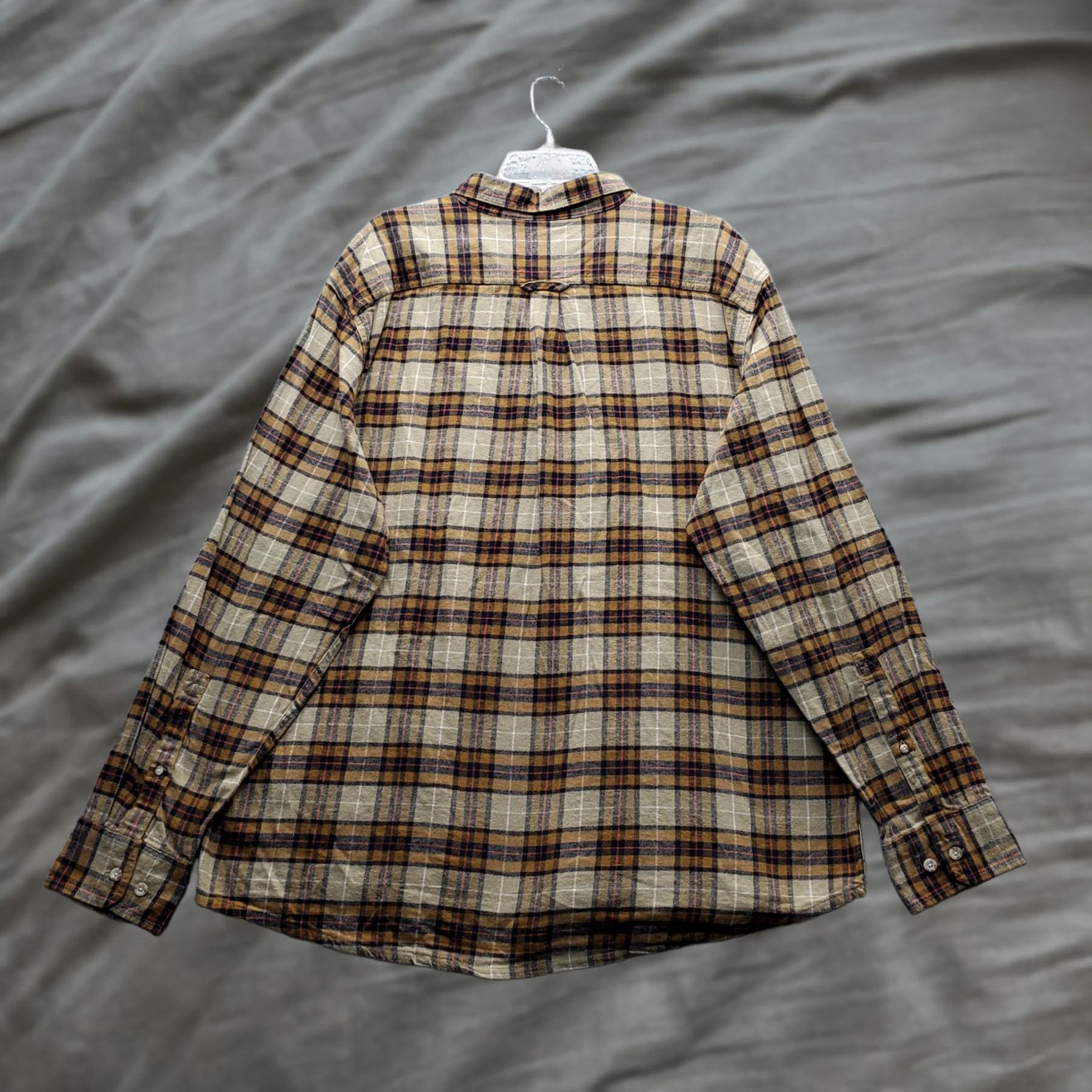 Eddie Bauer Eddie Bauer Bristol Flannel Shirt Mens XXL Multicolor Plaid Relaxed Open Fit EMT5568S Size US XXL / EU 58 / 5 - 1 Thumbnail