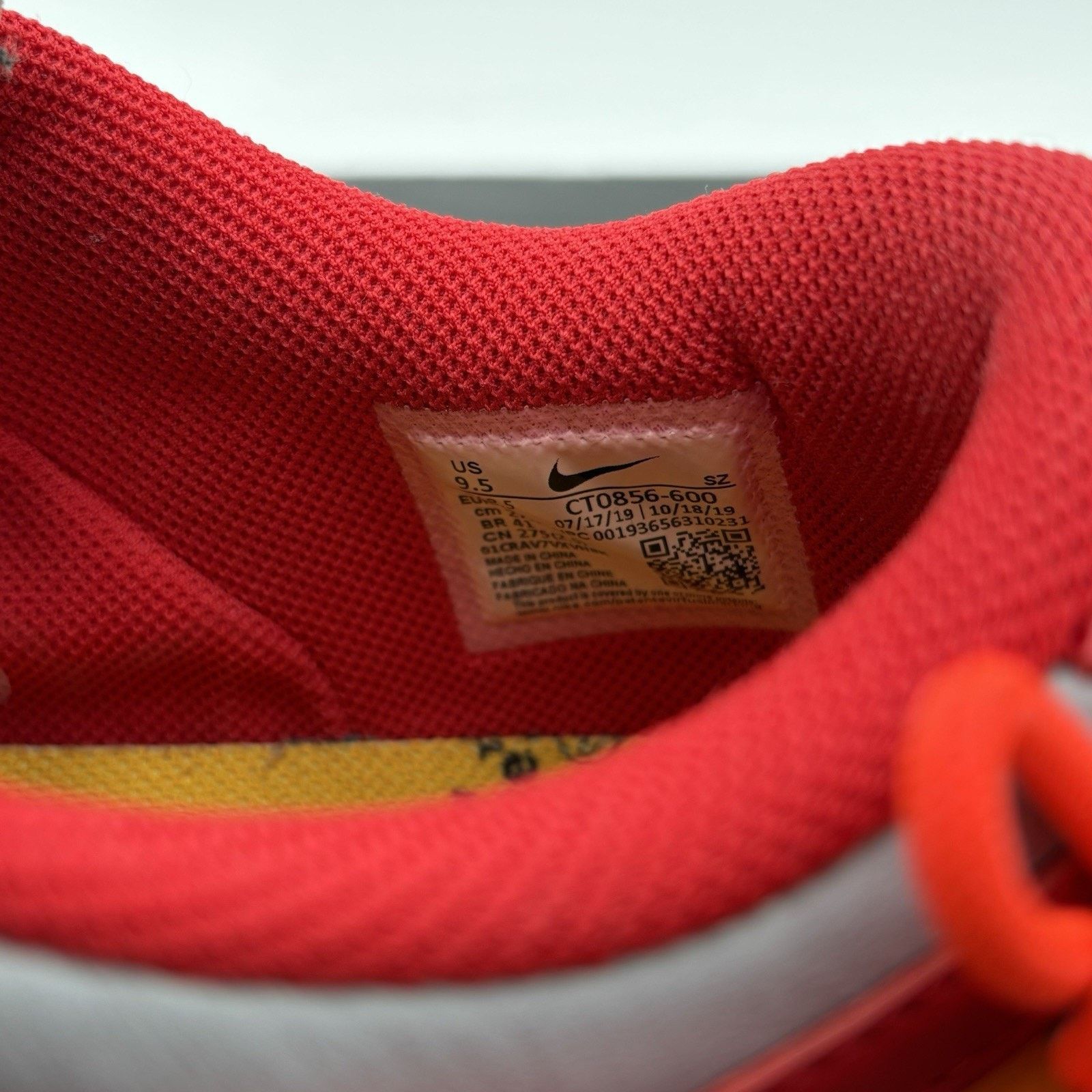 Nike × Off-White Nike Dunk Low x OFF-WHITE 2019 ' University Red ' | CLEAN! Size US 9.5 / EU 42-43 - 21 Thumbnail