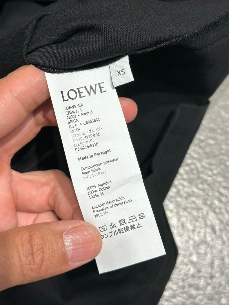 Loewe LOEWE Irregular short-sleeved T-shirt Size XS / US 0-2 / IT 36-38 - 7 Thumbnail