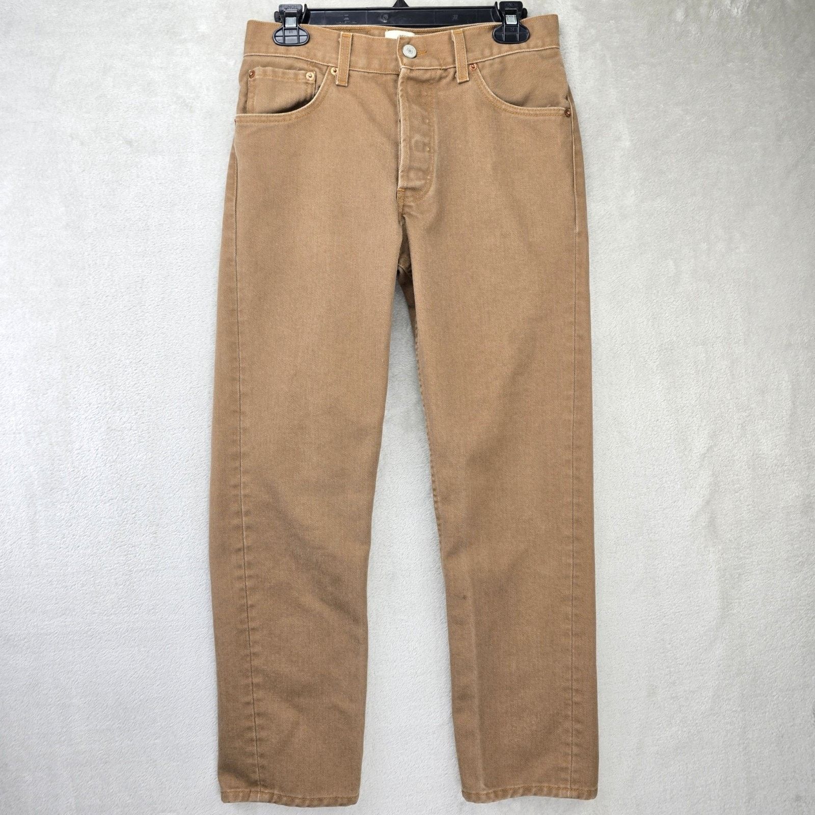 Levi's VTG Levis 501 Jeans Mens 28x27 Brown USA Tag 30x30 Y2K Size US 28 / EU 44 - 1 Thumbnail