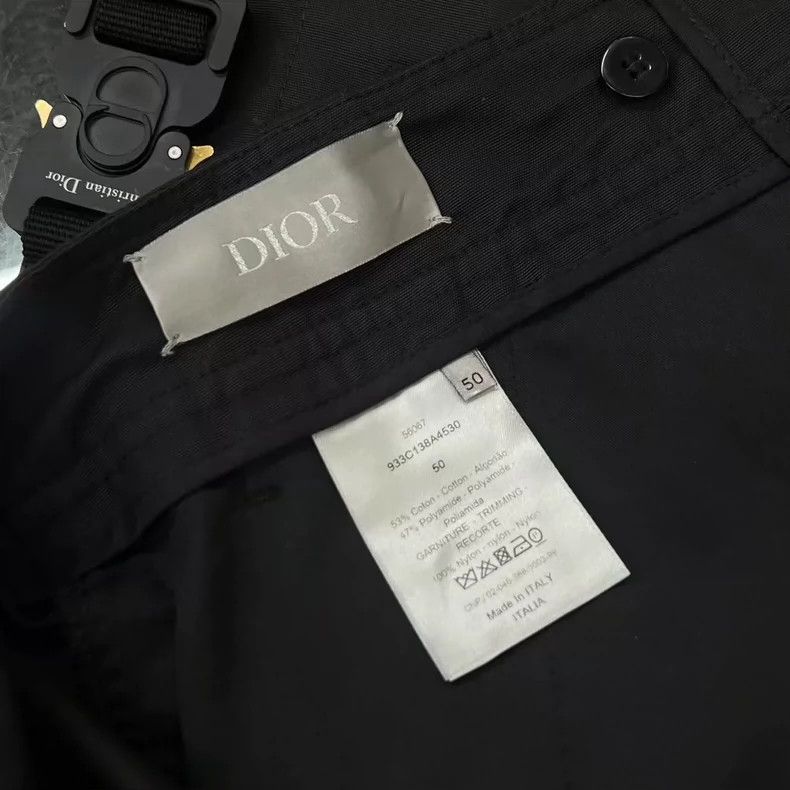 Dior Co-branded functional buckle black workwear pants 2503-Next Size US 34 / EU 50 - 9 Thumbnail