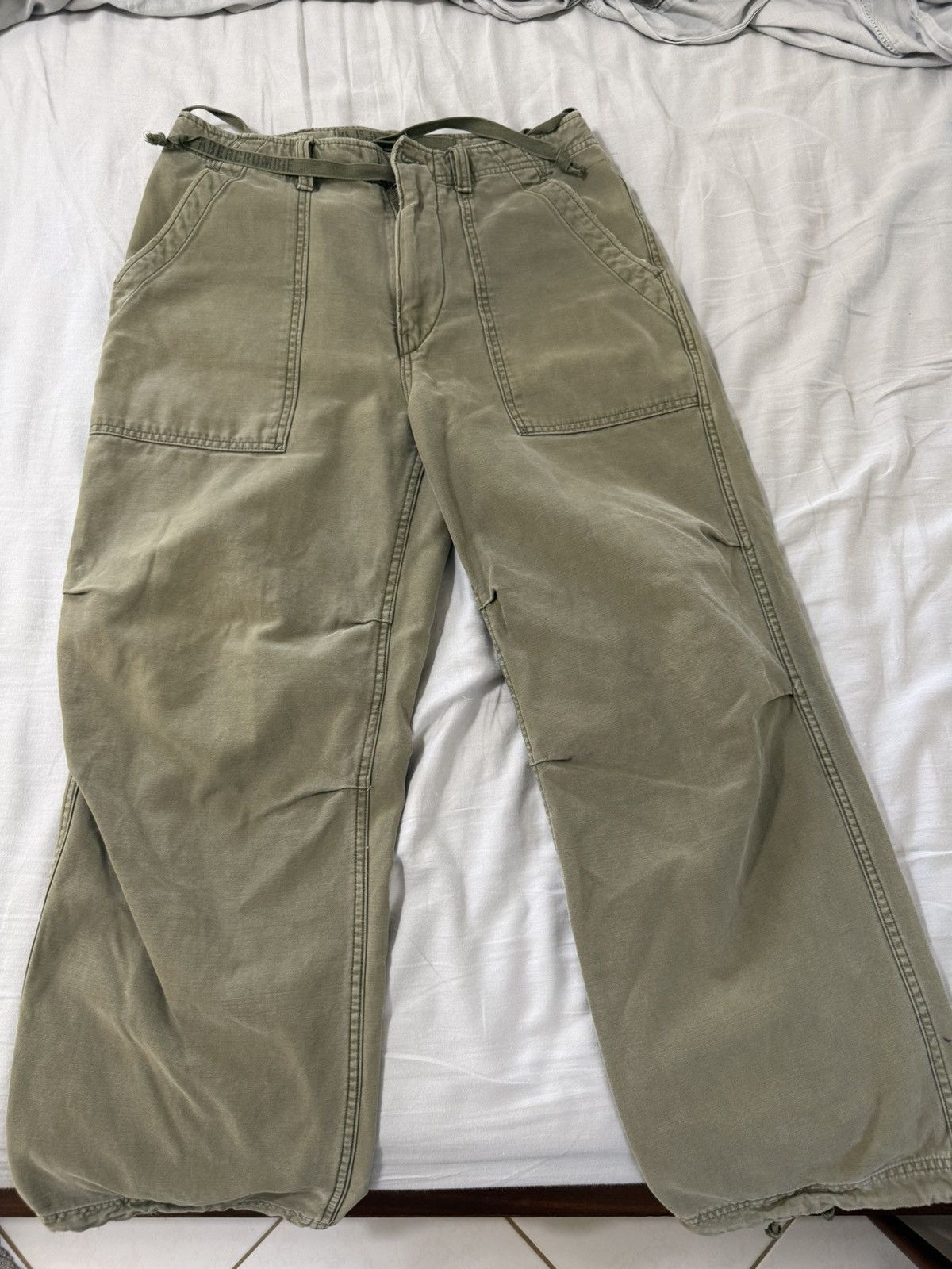 Abercrombie & Fitch Vintage Abercrombie and Fitch military field pants Size US 30 / EU 46 - 1 Thumbnail