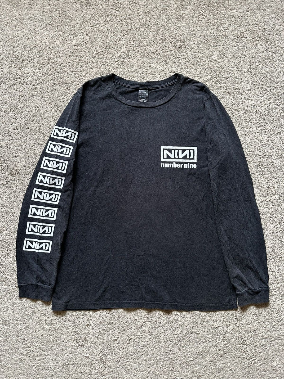 Band Tees × Number (N)ine 2000s Number Nine Long Sleeve Nine Inch 