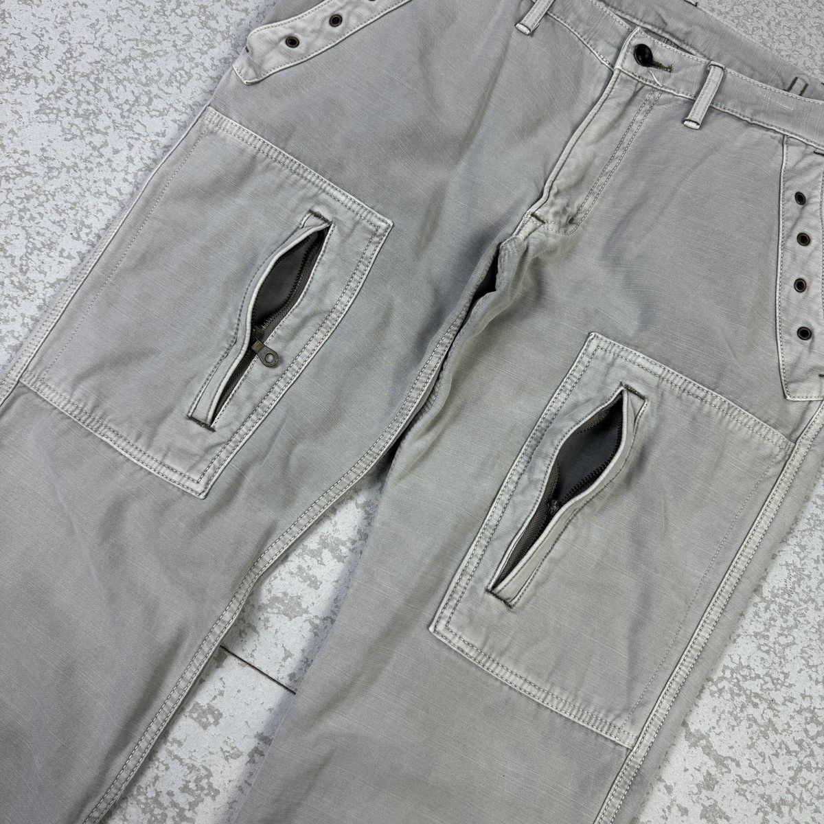 Japanese Brand Surplus Multi Pocket Vintage Style Pant Size US 33 - 3 Thumbnail