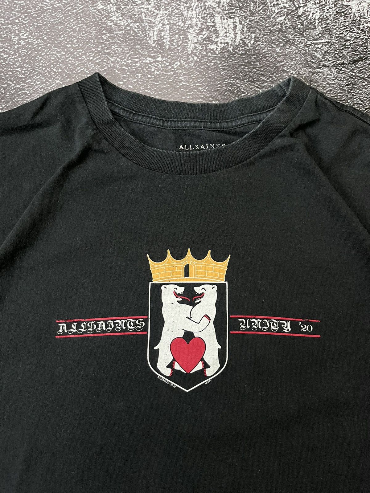 Allsaints Allsaints Unity 20 Big Mood SS Crew Tee T-Shirt Size US S / EU 44-46 / 1 - 2 Thumbnail