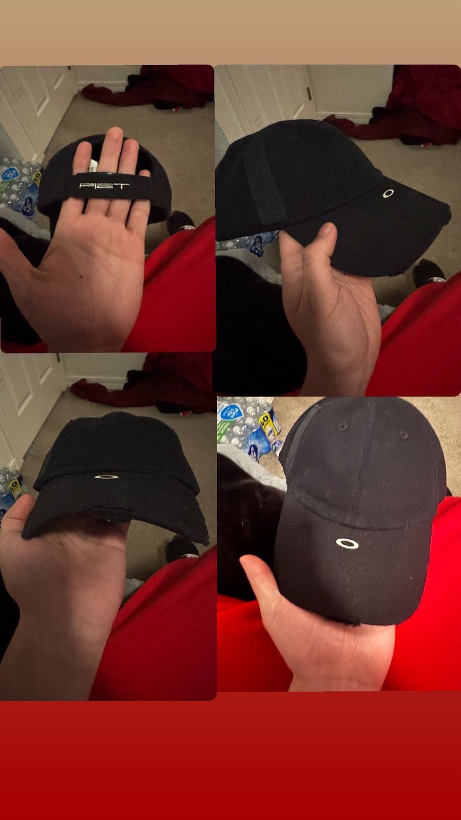 Oakley × PIET Oakley x PIET Distressed Black Hat Size ONE SIZE - 1 Preview