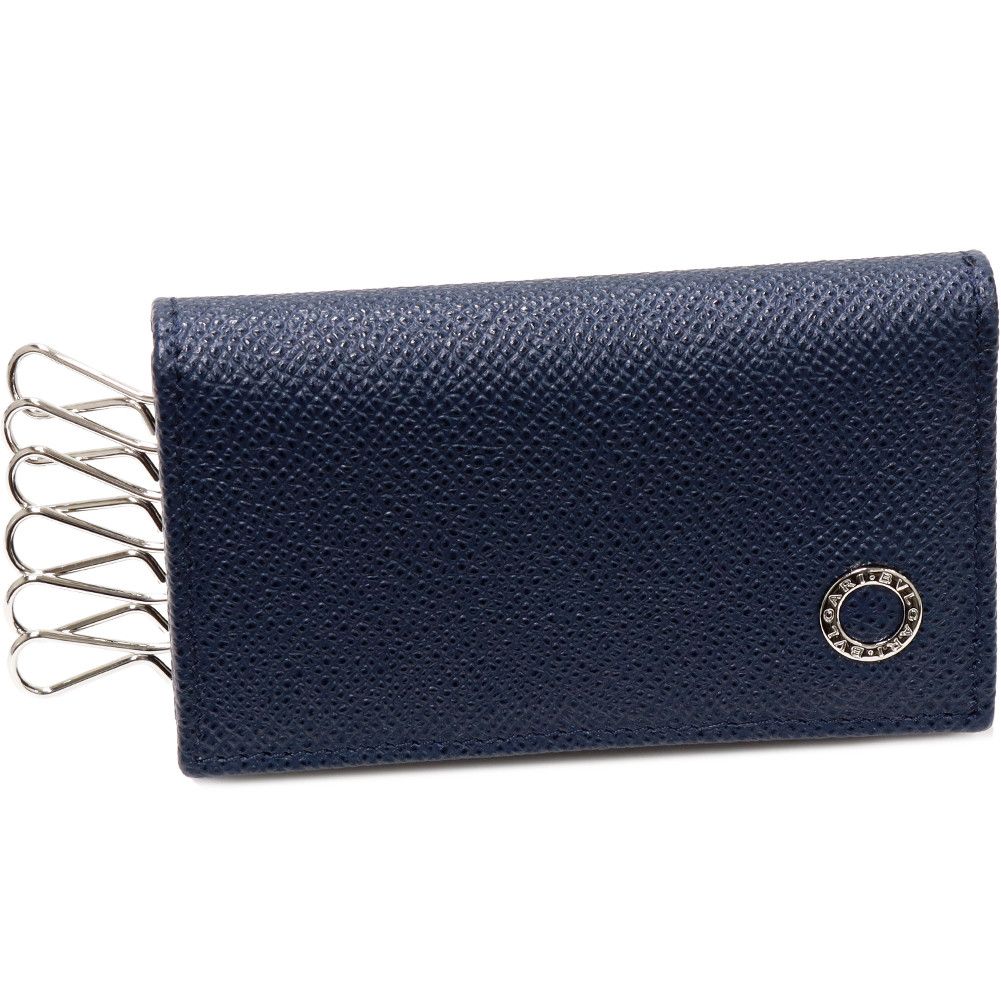 Bvlgari Bvlgari Grain Leather Bulgari Bulgari Man Key Case 39318 Leather Key case 39318 DUTY FREE for USA