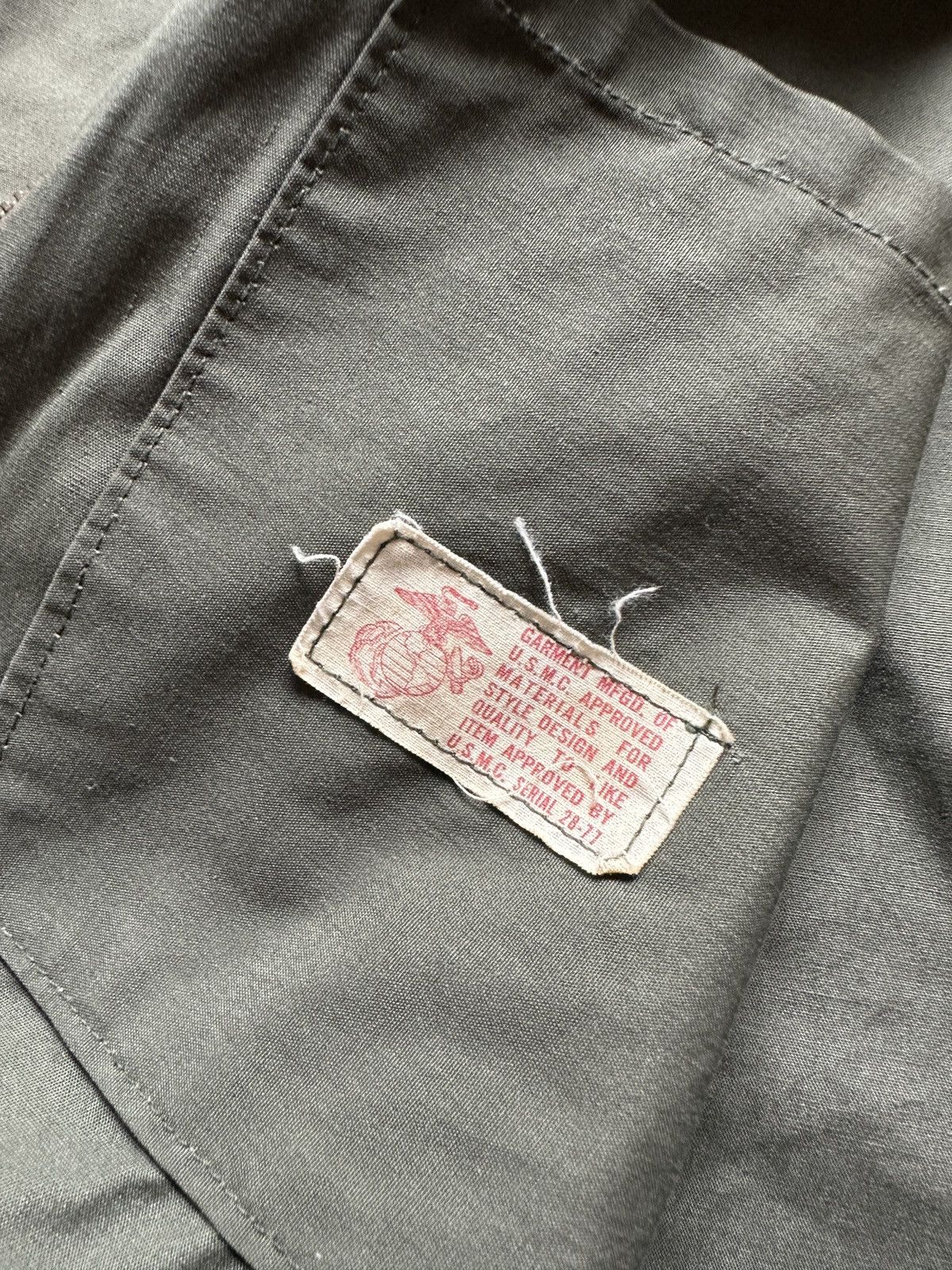 Vintage Vintage 60s USMC OD Windbreaker Jacket Size US M / EU 48-50 / 2 - 5 Thumbnail