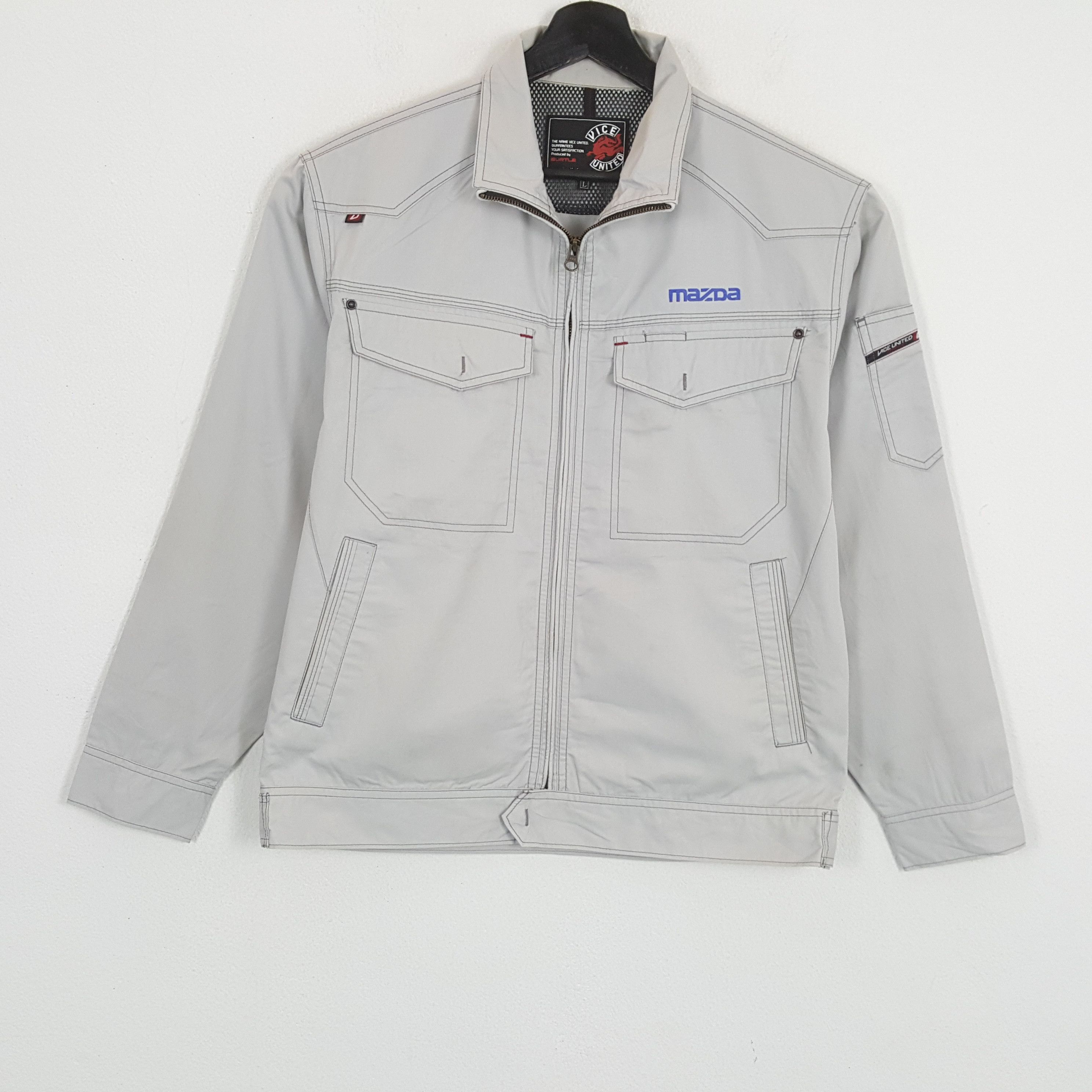Japanese Brand × Vintage MAZDA Japanese Motorsports Brand Custom Art Jacket Size US M / EU 48-50 / 2 - 3 Thumbnail