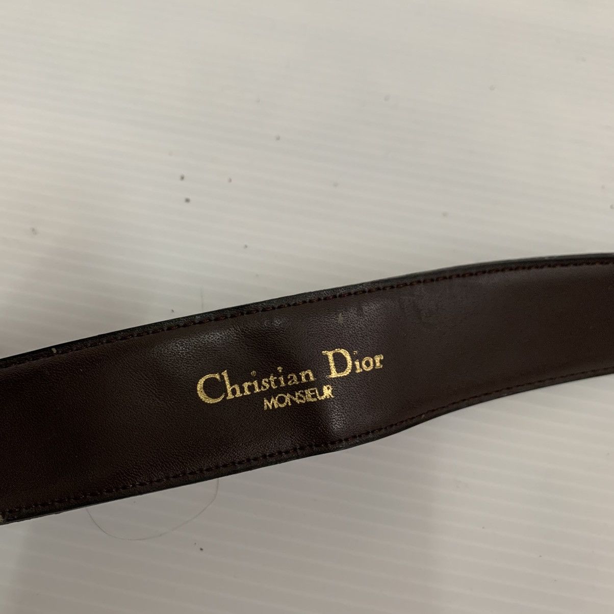 Christian Dior Monsieur Christian Dior Leather Belts Size 38 - 7 Thumbnail