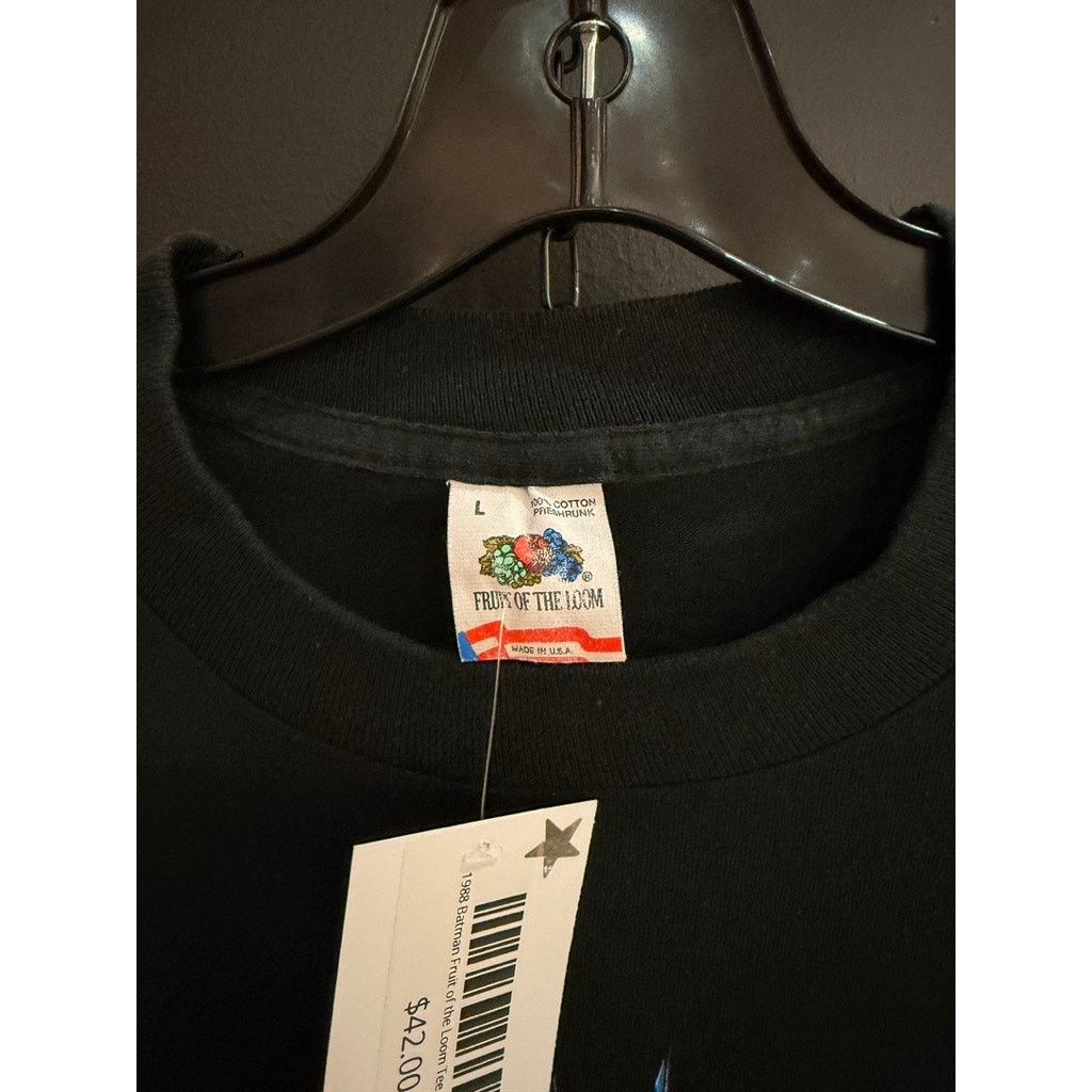 Changes × DC Comics × Vintage 1988 Batman 80s Vintage DC Comics Cropped Changes Tee Shirt Size US L / EU 52-54 / 3 - 5 Thumbnail