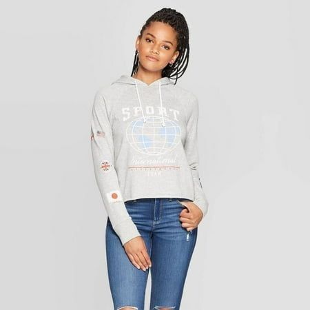 Other Grayson Threads Womens Sport International Cropped Hoodie Me Size M / US 6-8 / IT 42-44 - 1 Thumbnail