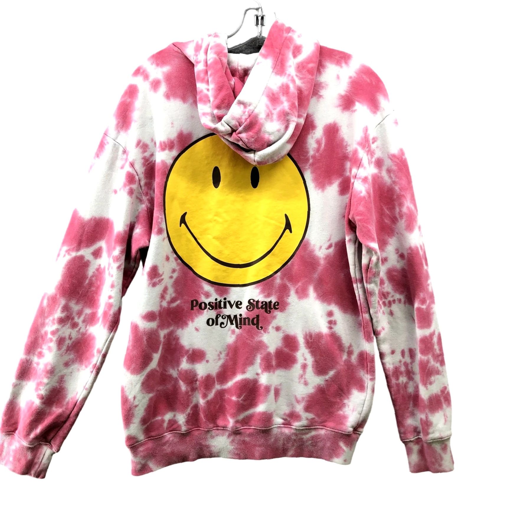 H&M H&M x Smiley Tie Dye Hoodie Mens XS Pink Relaxed Oversized Sweatshirt Pullover Hoodie Size US XS / EU 42 / 0 - 2 Thumbnail