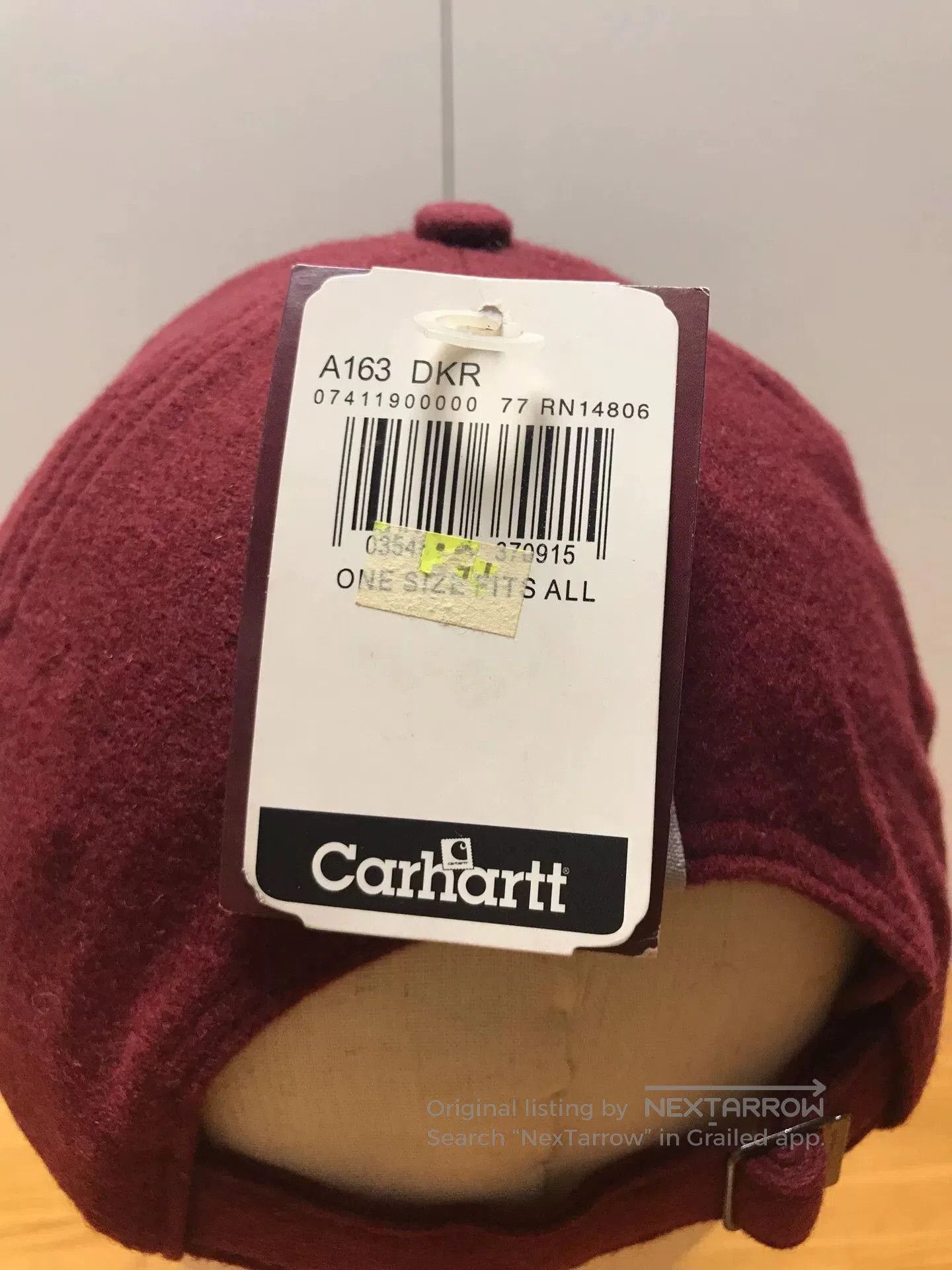 Carhartt Carhartt A163 DKR Wool Baseball Cap. Size ONE SIZE - 7 Thumbnail