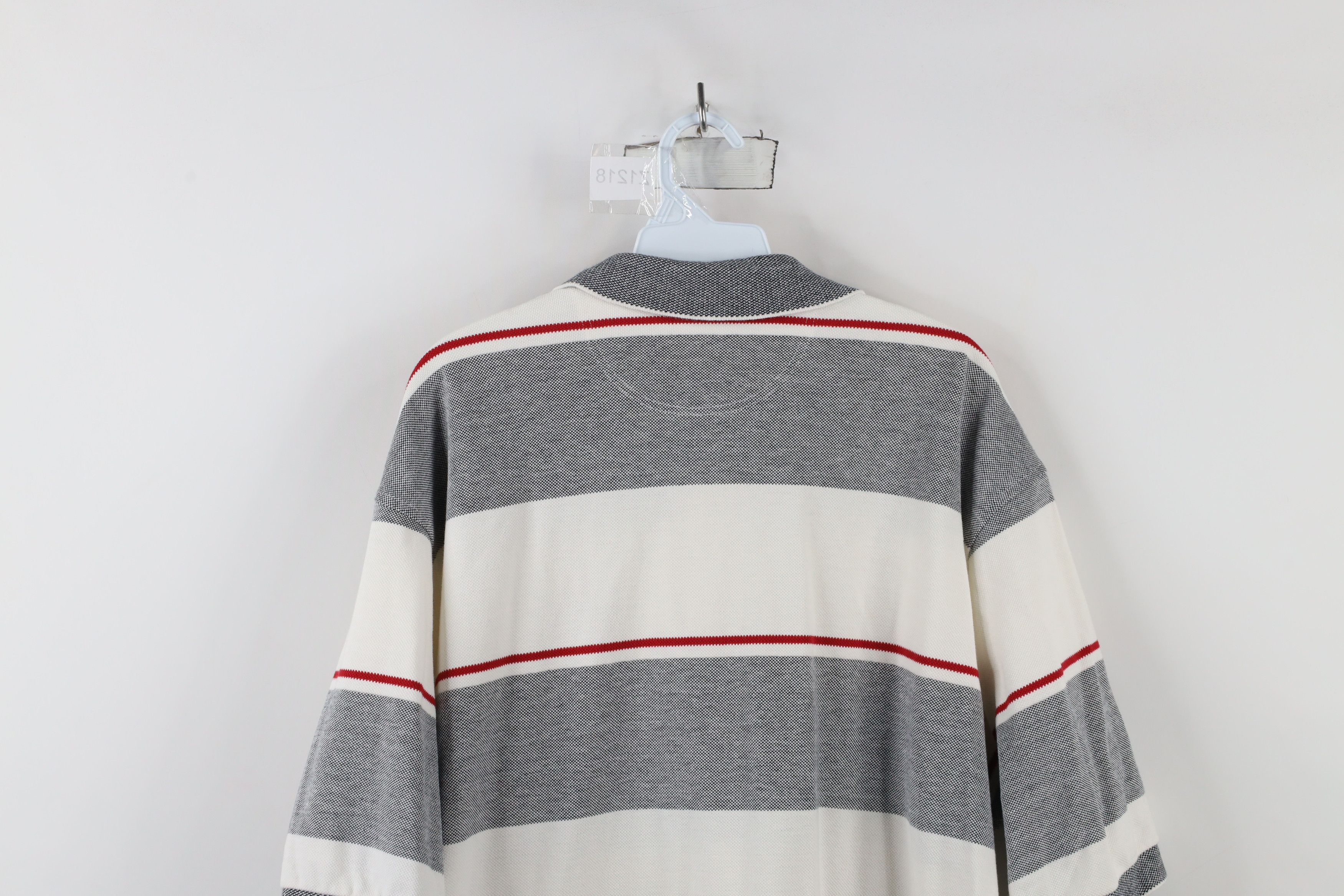 Vintage Vintage 90s Ohio State University Collared Shirt Striped Size US XL / EU 56 / 4 - 11 Thumbnail