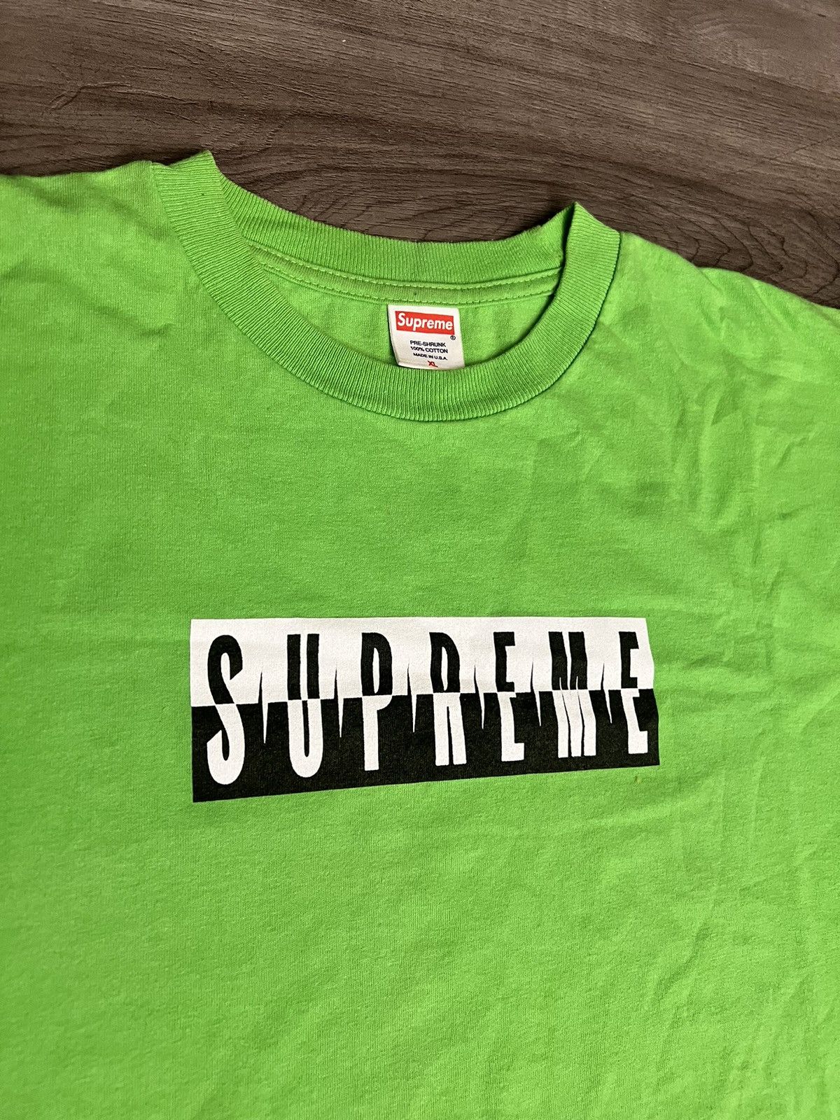 image of Supreme Predator “Ice Cube” Tee in Green, Men's (Size XL)