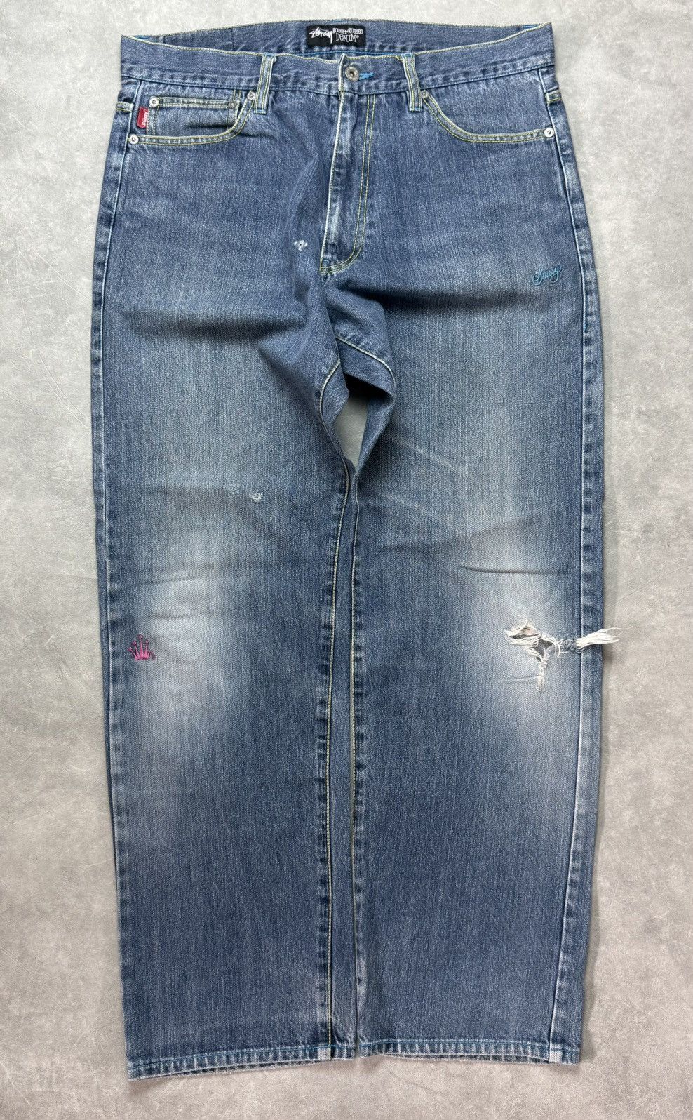 Stussy Rough Rugged Denim | Grailed