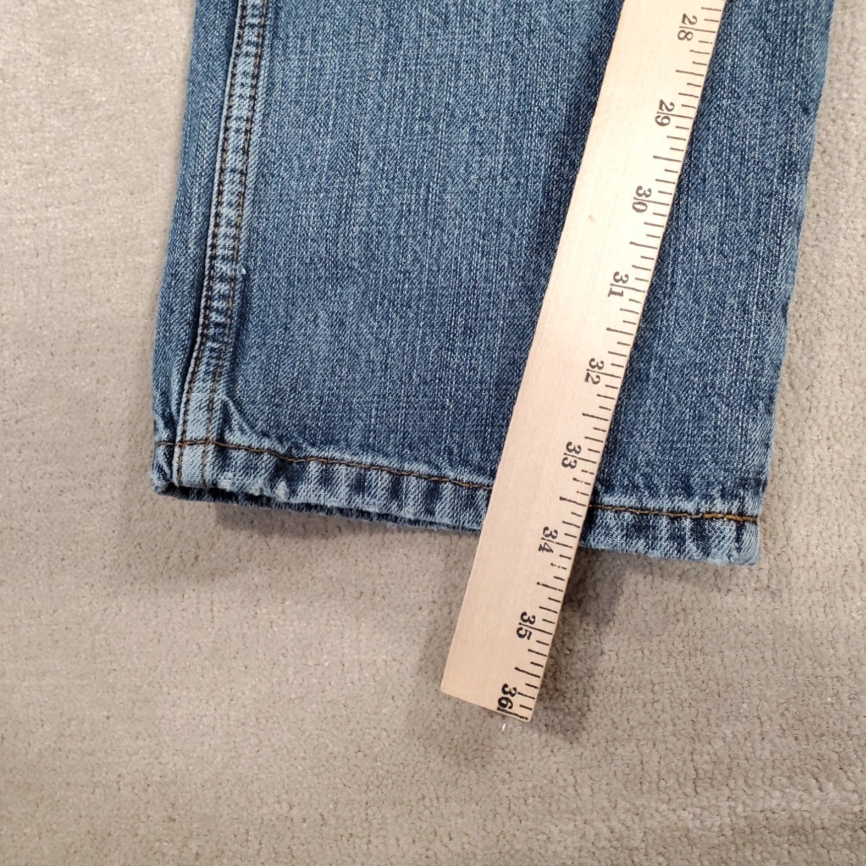 Wrangler Wrangler Retro Jeans Mens 36x32 Blue Slim Straight Leg Faded Medium Wash Western Jeans Mens Slim Western Blue 36x32 Wrangler Retro Size US 36 / EU 52 - 5 Thumbnail
