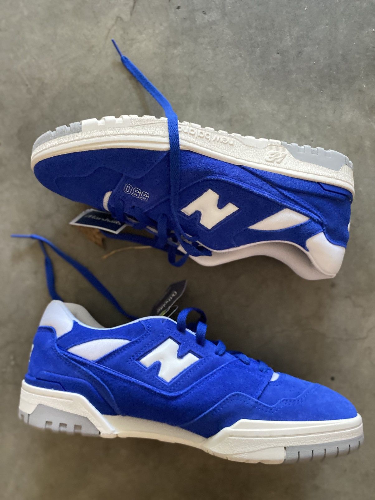 New Balance New Balance 550 Blue Suede Pack Team Royal Size US 12 / EU 45 - 2 Thumbnail