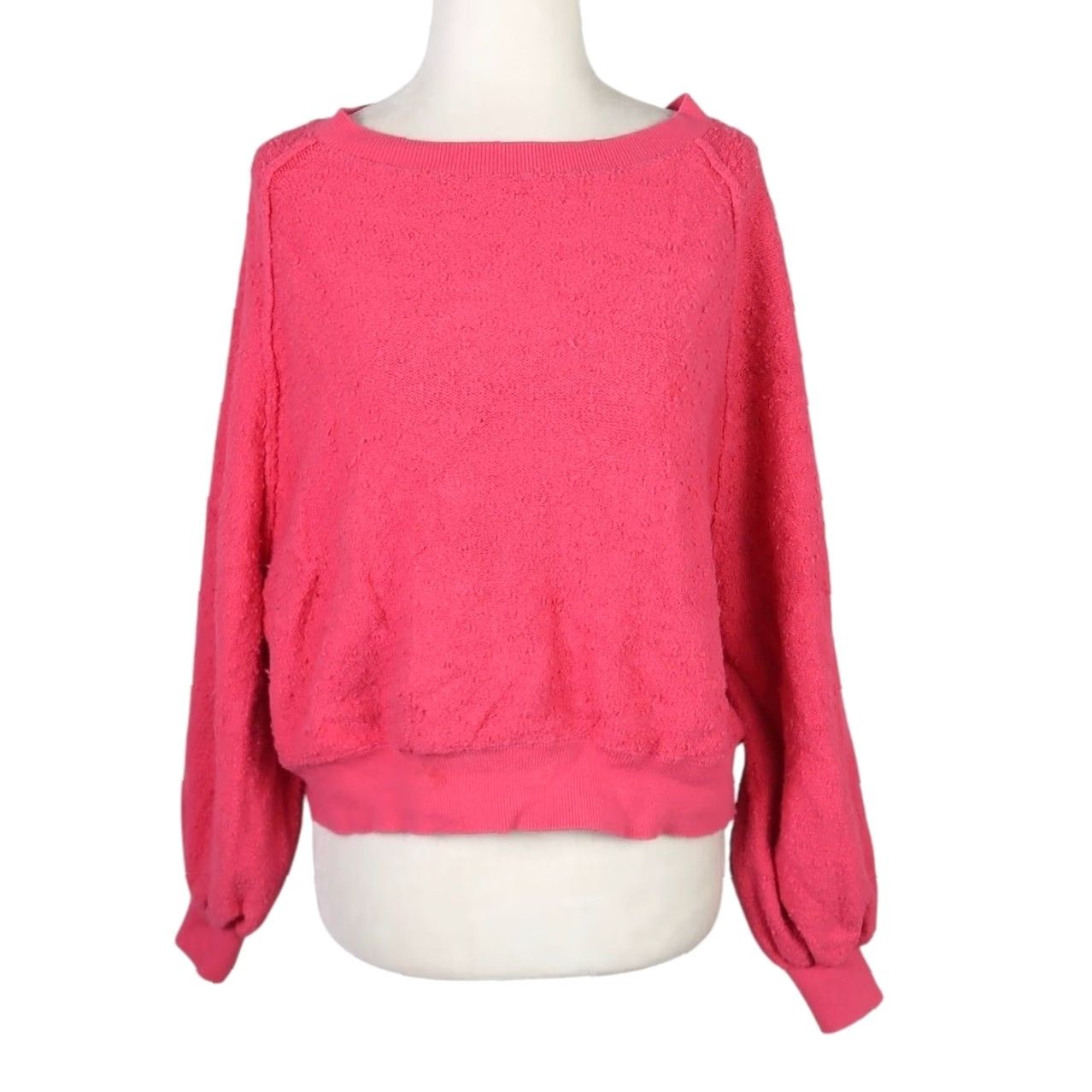Free People Free People bobble textured pullover sweater dark pink XS Size XS / US 0-2 / IT 36-38 - 2 Thumbnail