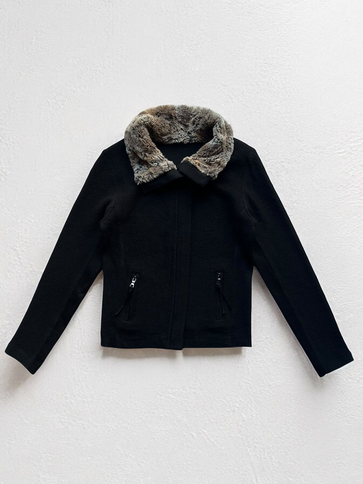 Japanese Brand FUR FAUX SWEATER IF SIX WAS NINE STYLE LUXURY y2k zipper Size M / US 6-8 / IT 42-44 - 1 Thumbnail