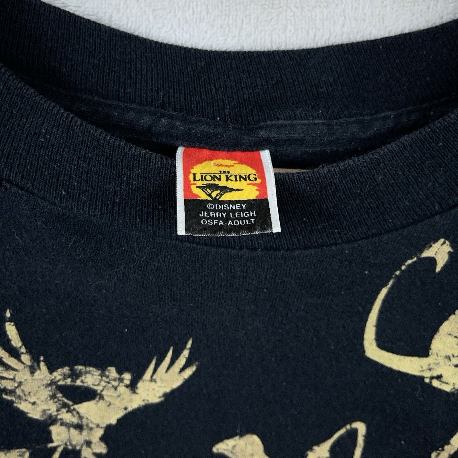 Disney Vintage 90s Disney Lion King Jerry Leigh AOP Simba T Shirt Size US XL / EU 56 / 4 - 3 Thumbnail