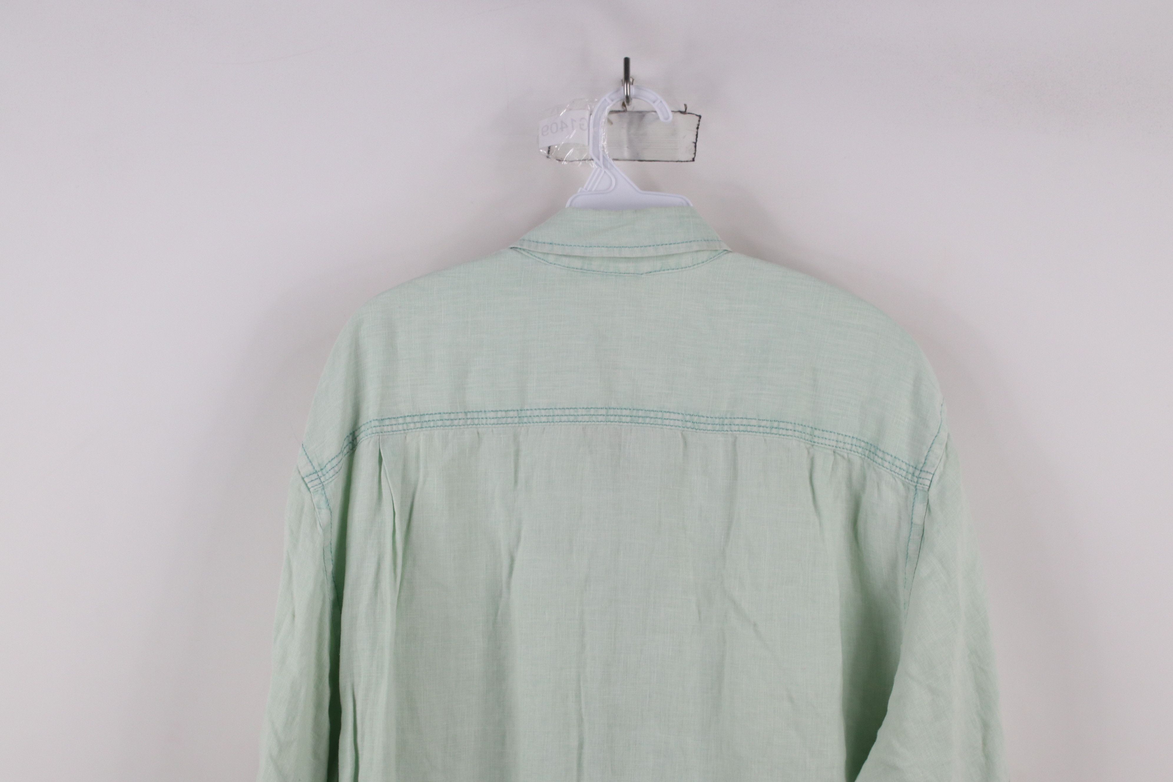 Tommy Bahama × Vintage Vintage Tommy Bahama Linen Beach Short Sleeve Button Shirt Size US L / EU 52-54 / 3 - 13 Thumbnail