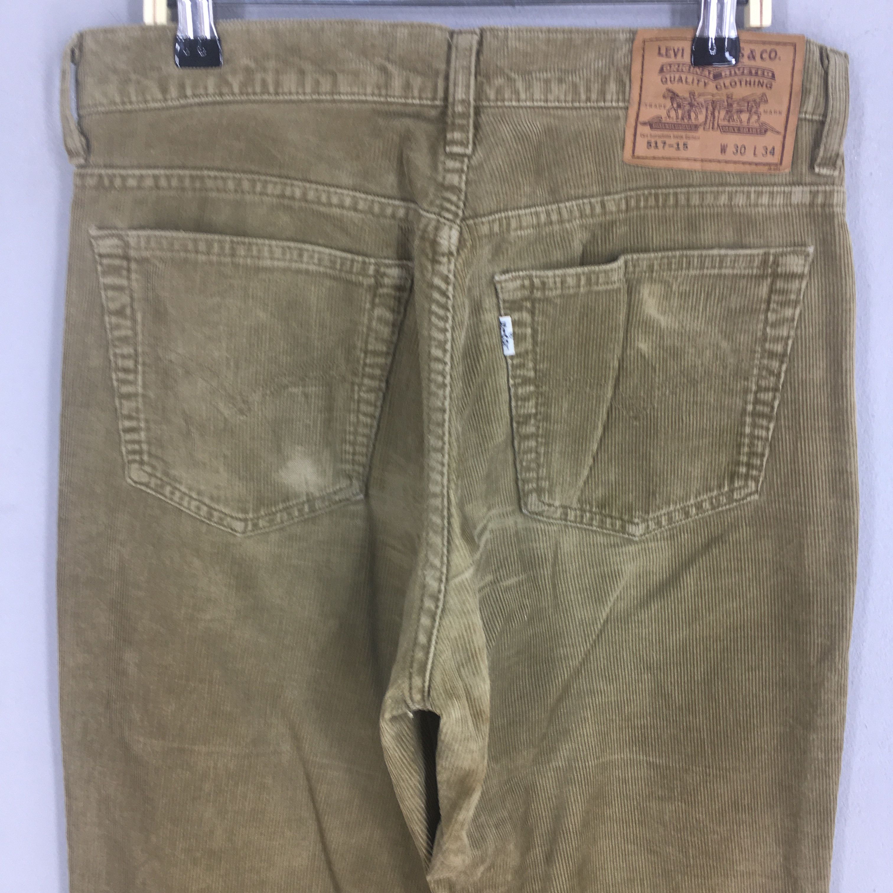 Levi's 29x32.5 Vintage Levi's 517 Corduroy Bootcut Pants S2005 Size US 29 - 10 Thumbnail