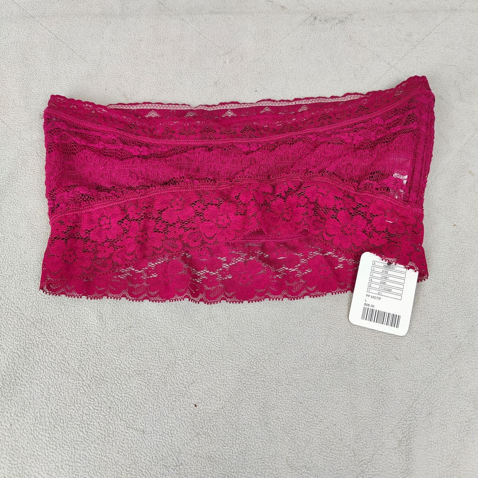 Free People Free People Bring Me Another Bandeau Bra Womens Large Pink Size ONE SIZE - 3 Thumbnail