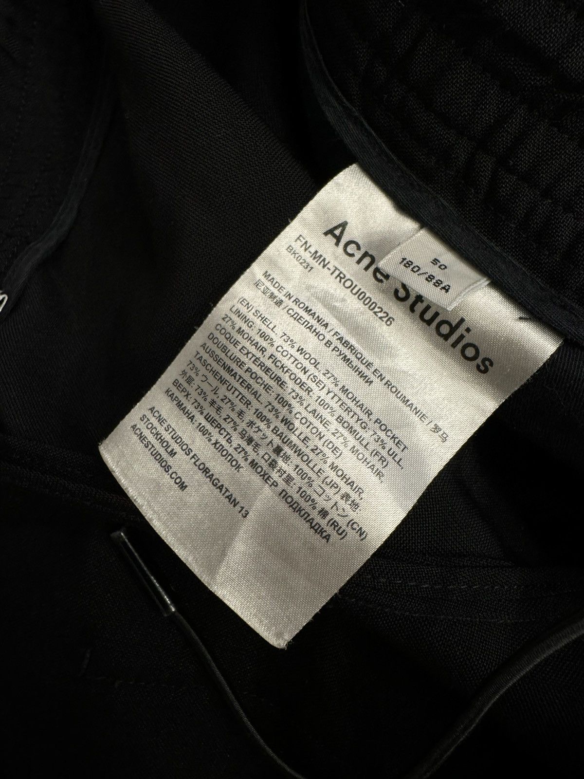 Acne Studios Acne Studios wool pants men’s size 50 Size US 34 / EU 50 - 7 Thumbnail