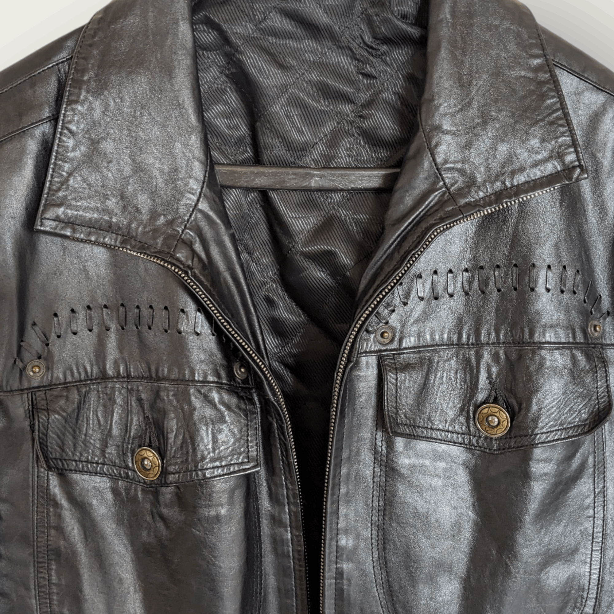 Other Dicano Black Leather Jacket – Size M Size US M / EU 48-50 / 2 - 3 Thumbnail