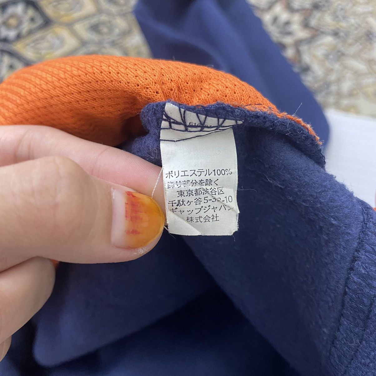 Gap GAP Half Zipper Orange Navy Fleece Sweatshirt Size US M / EU 48-50 / 2 - 5 Thumbnail
