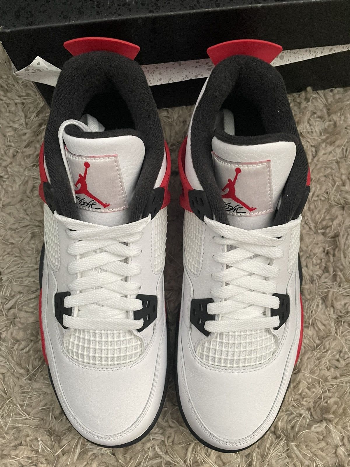 Jordan Brand Jordan 4 Red Cement Size US 7 / EU 40 - 5 Thumbnail