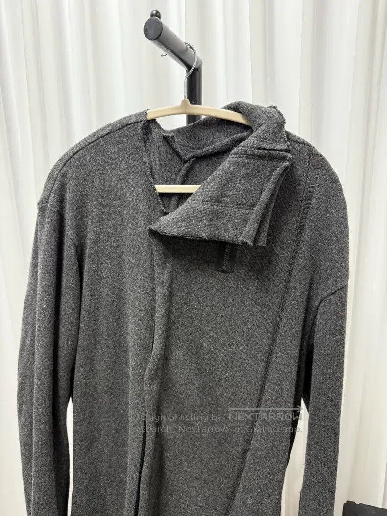 Yohji Yamamoto YOHJI YAMAMOTO Deconstructed Zip-Up Knit Jacket Size US M / EU 48-50 / 2 - 2 Thumbnail