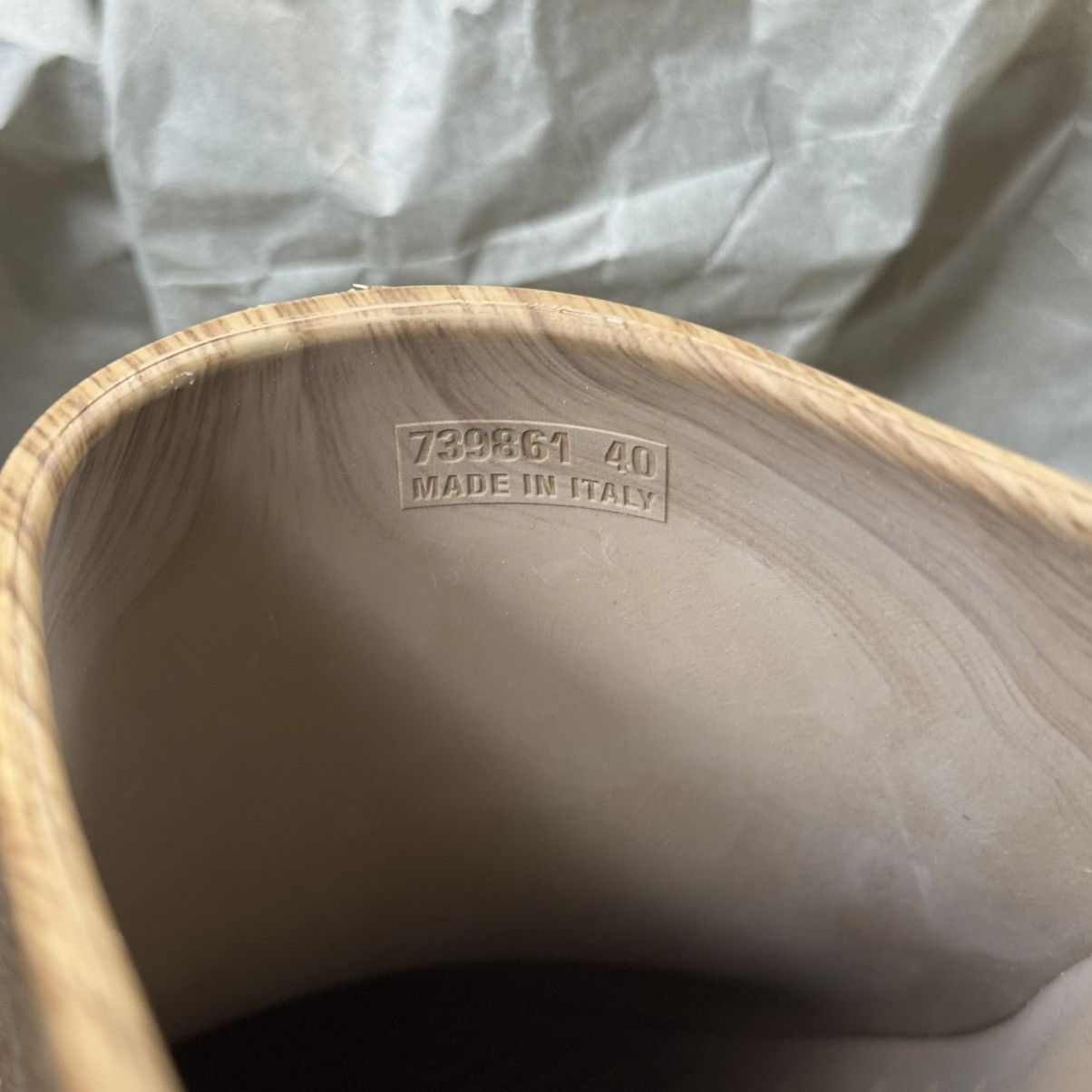 Balenciaga Balenciaga Beige Wood Technoclog Size US 7.5 / EU 40-41 - 8 Thumbnail