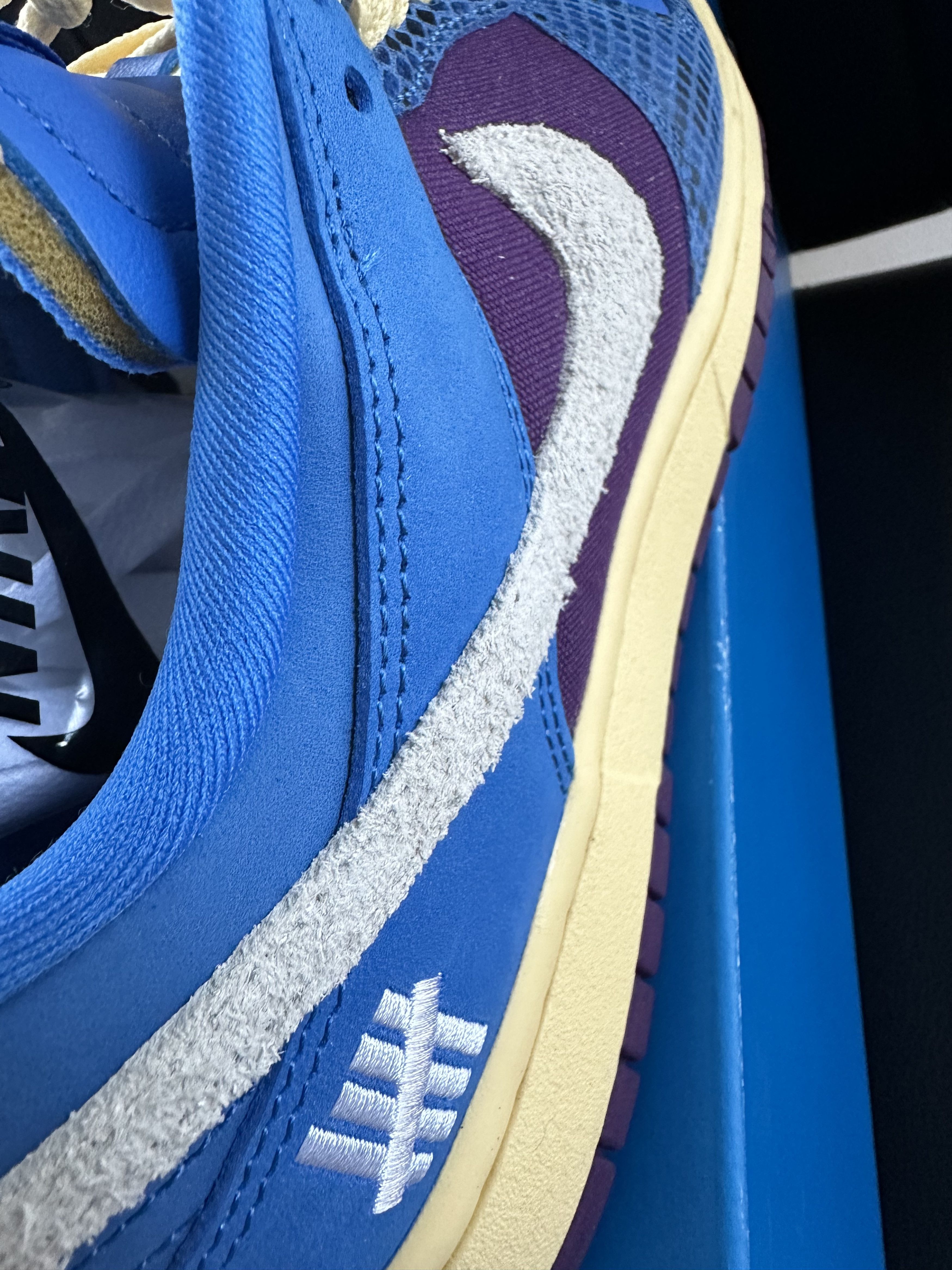 Nike × Undefeated PRE OWNED NIKE DUNK LOW SP UNDEFEATED 5 ON IT DUNK VS AF1 Size US 9 / EU 42 - 8 Thumbnail