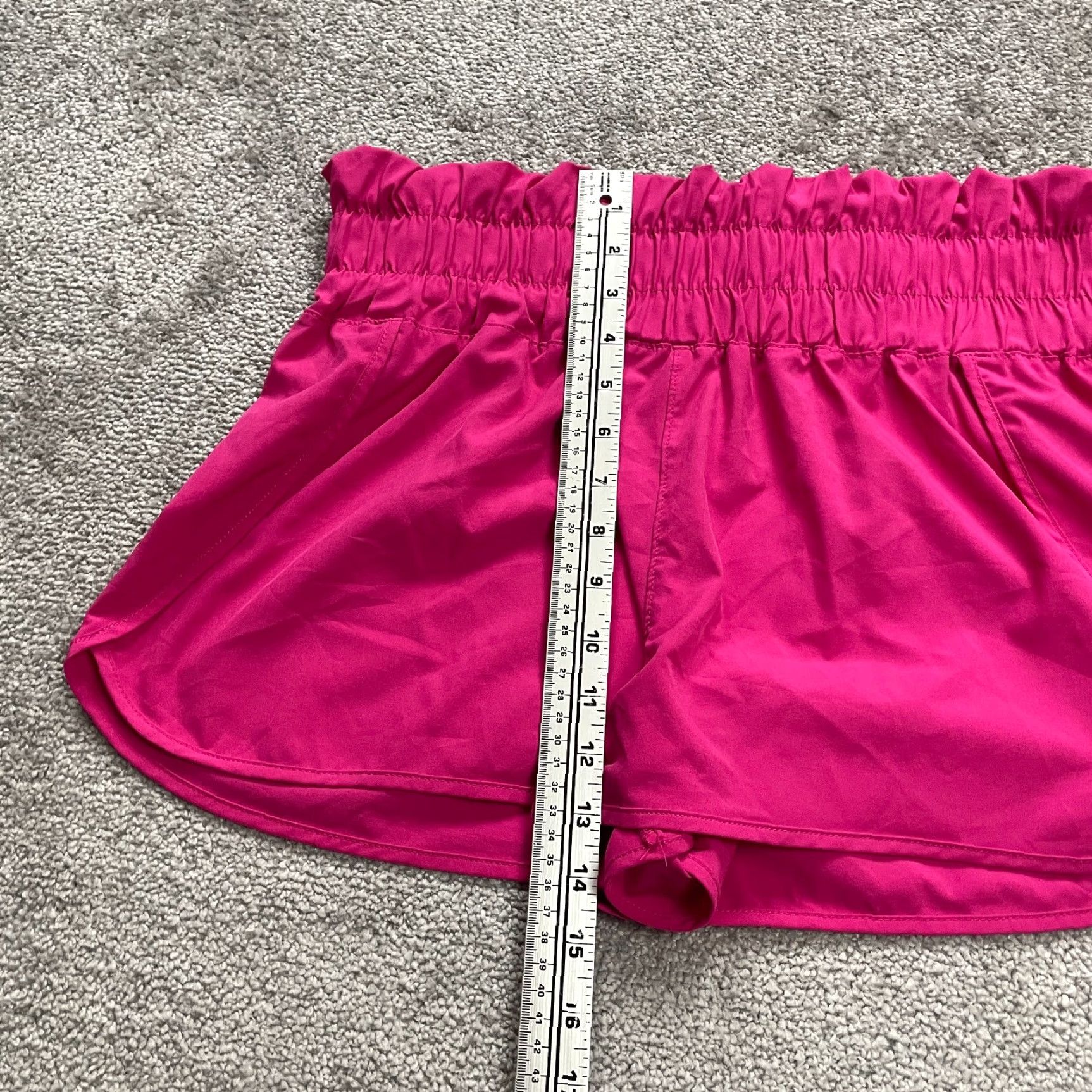 Vintage No Boundaries Active Shorts Juniors L Pink 32x2 Elastic Waist Breathable Lightweight Athletic Running Gym Short Size 32" / US 10 / IT 46 - 5 Thumbnail